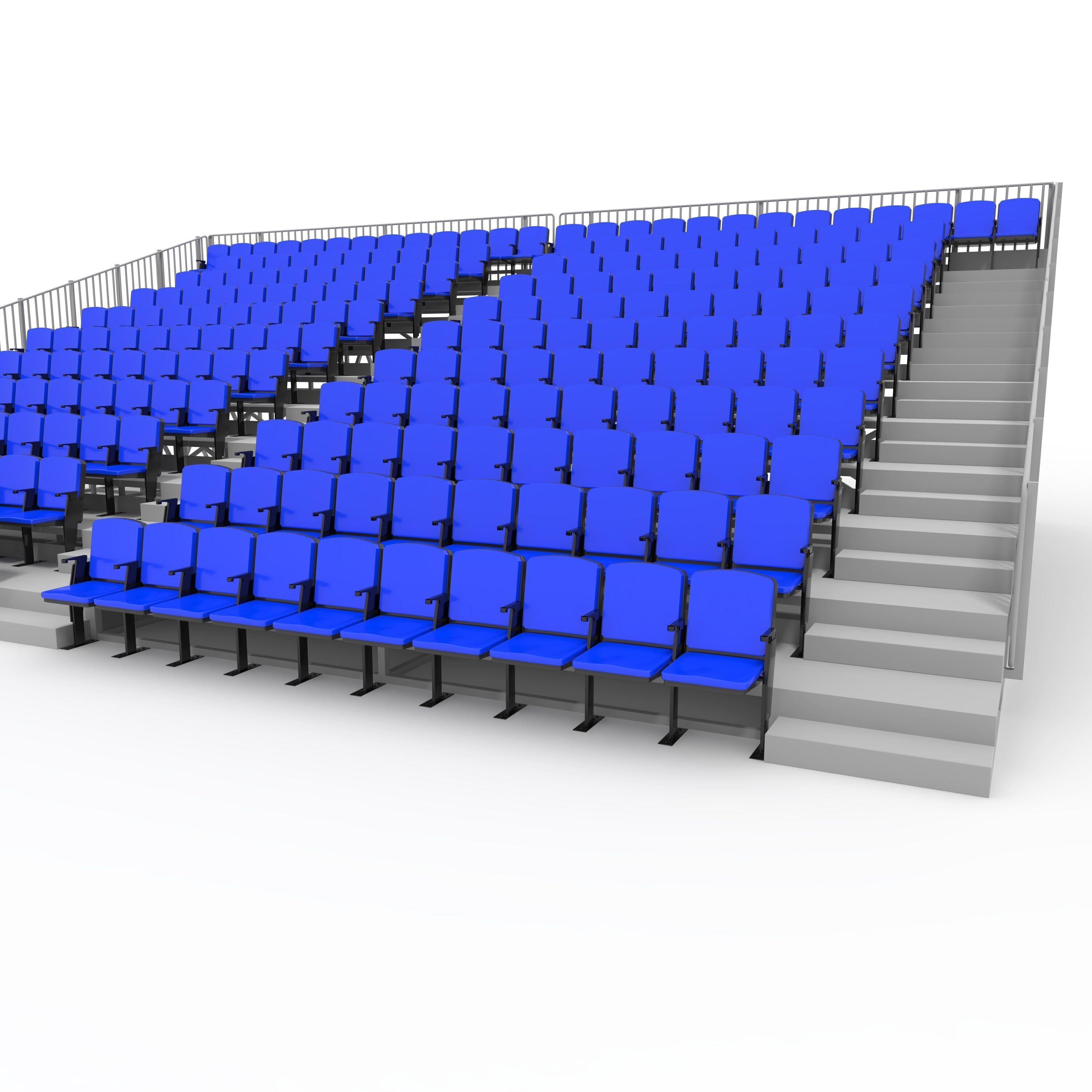 Bleachers 15 3D model_22