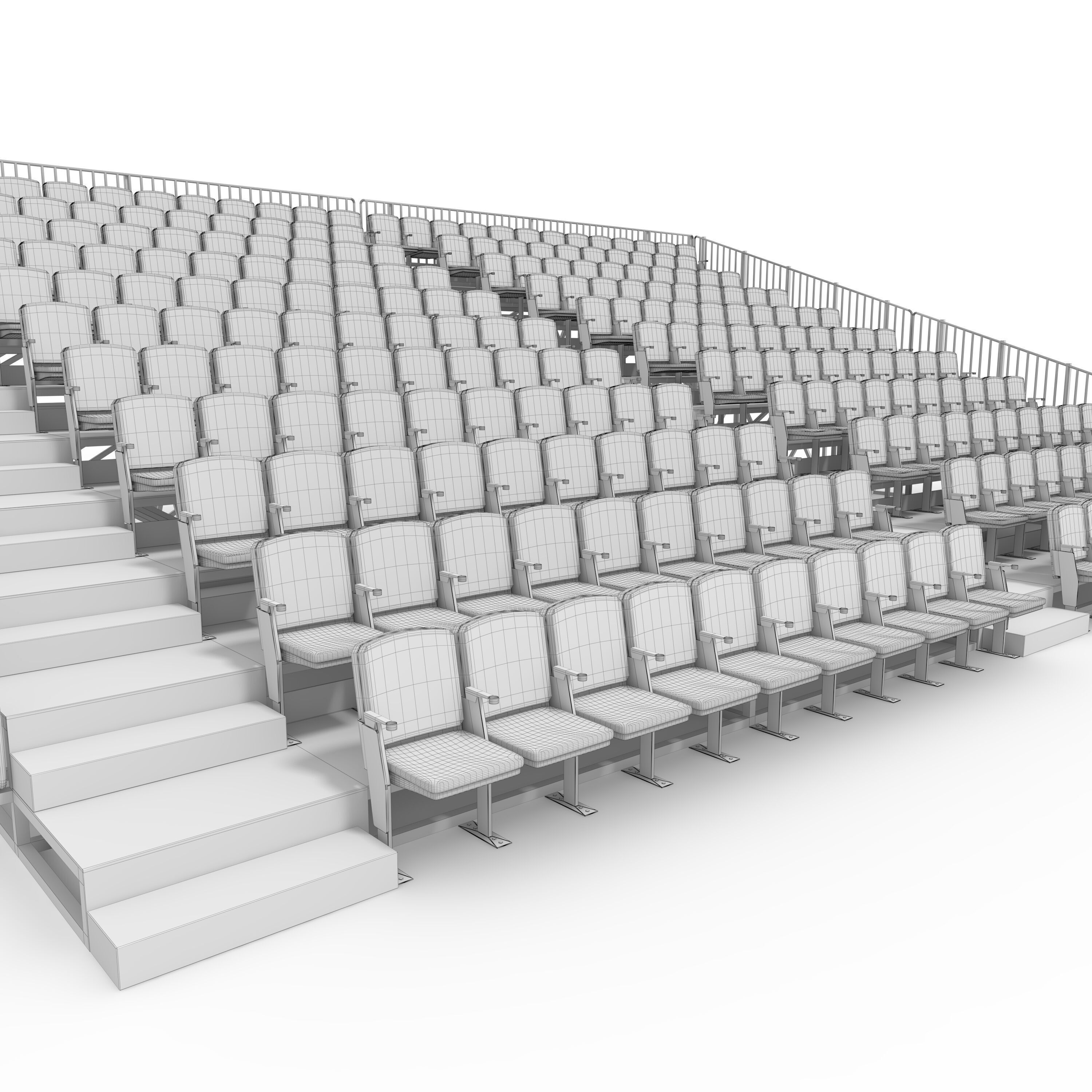 Bleachers 15 3D model_17