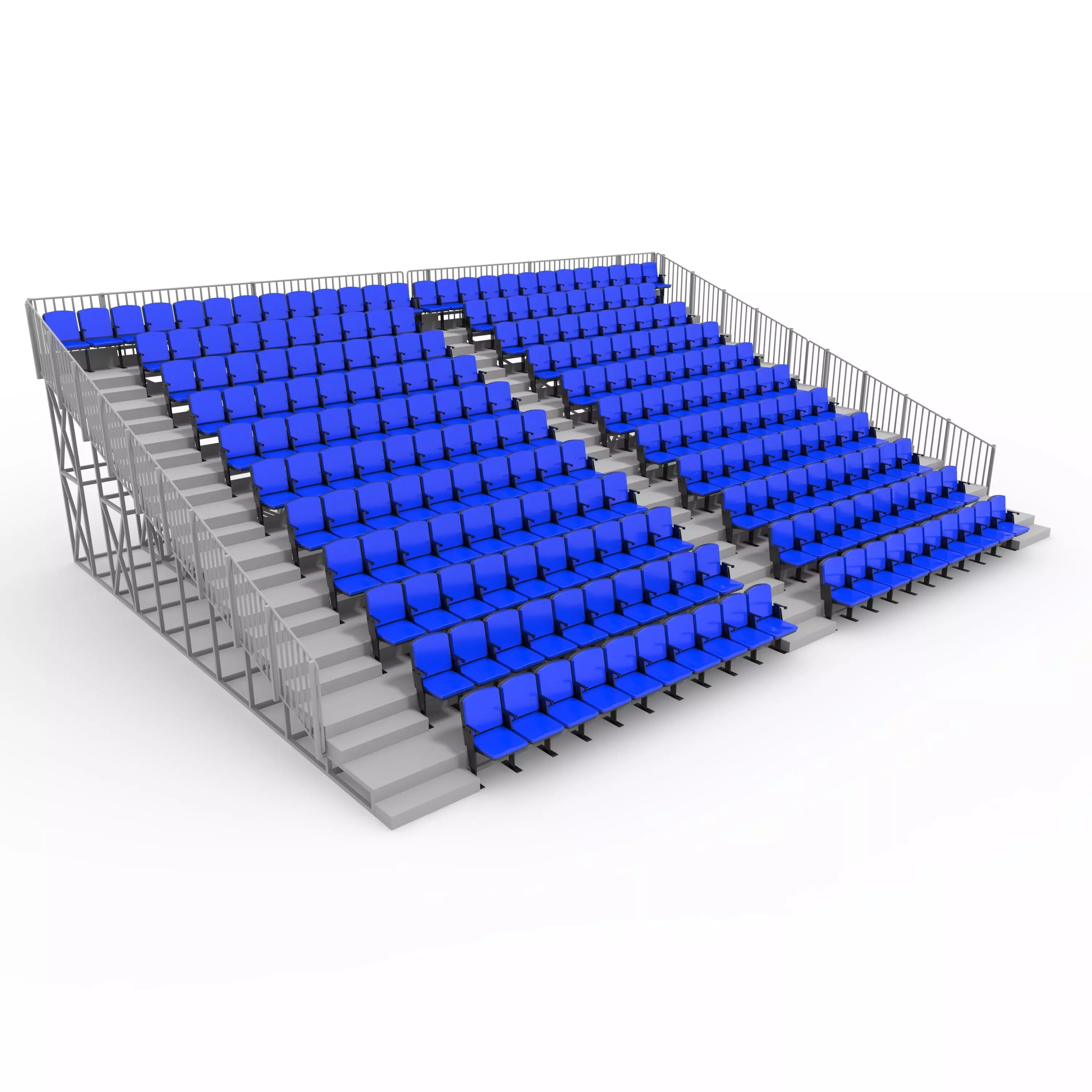 Bleachers 15 3D model_0
