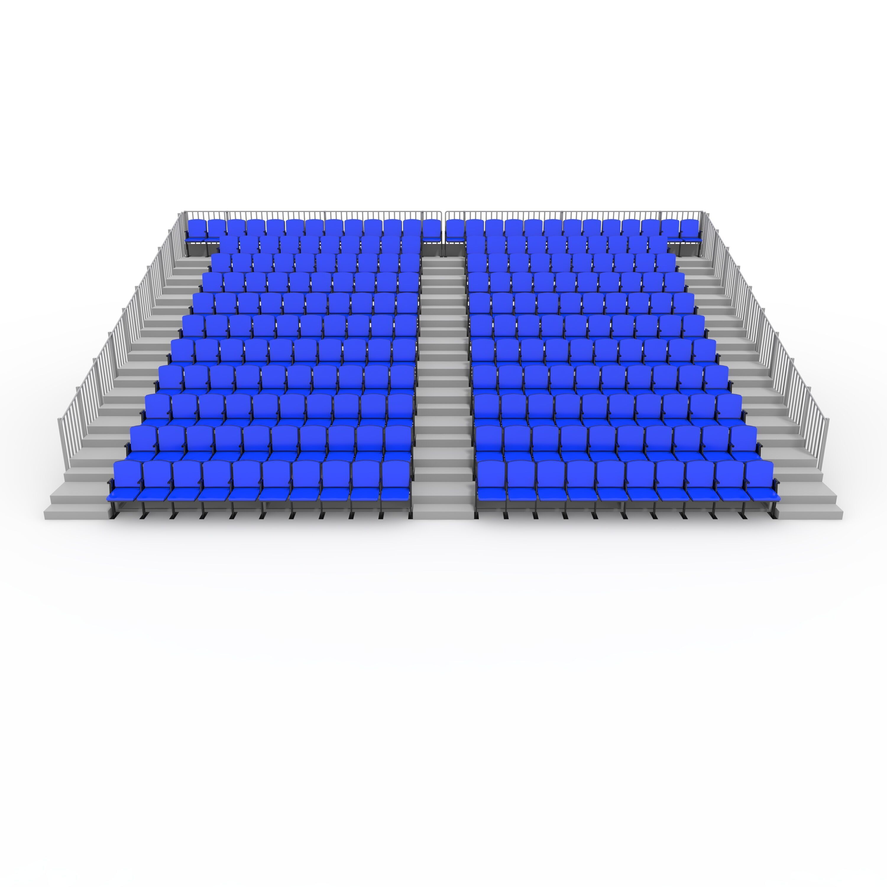 Bleachers 15 3D model_2