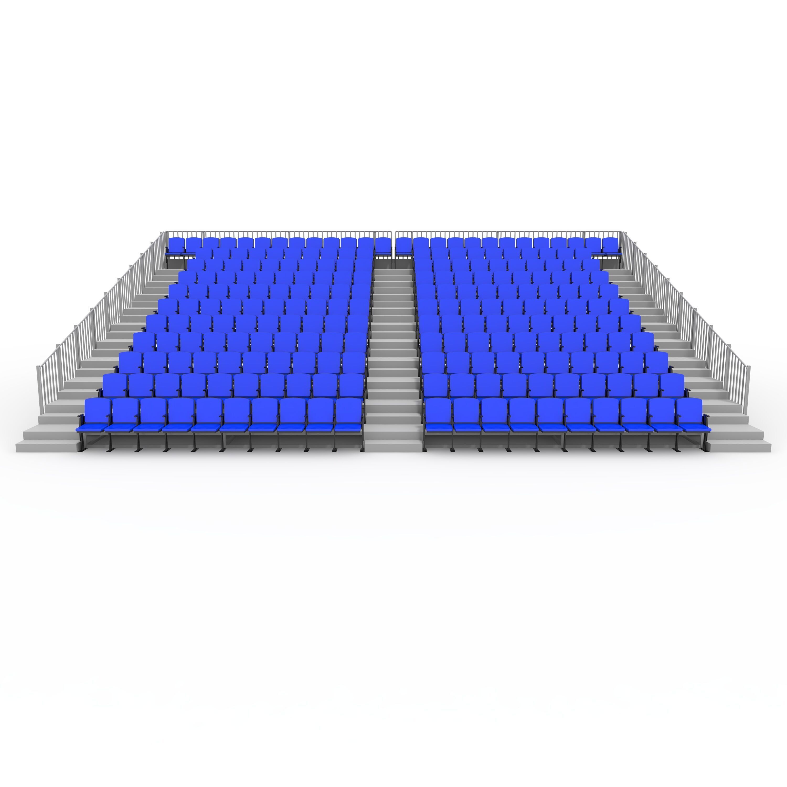 Bleachers 15 3D model_10