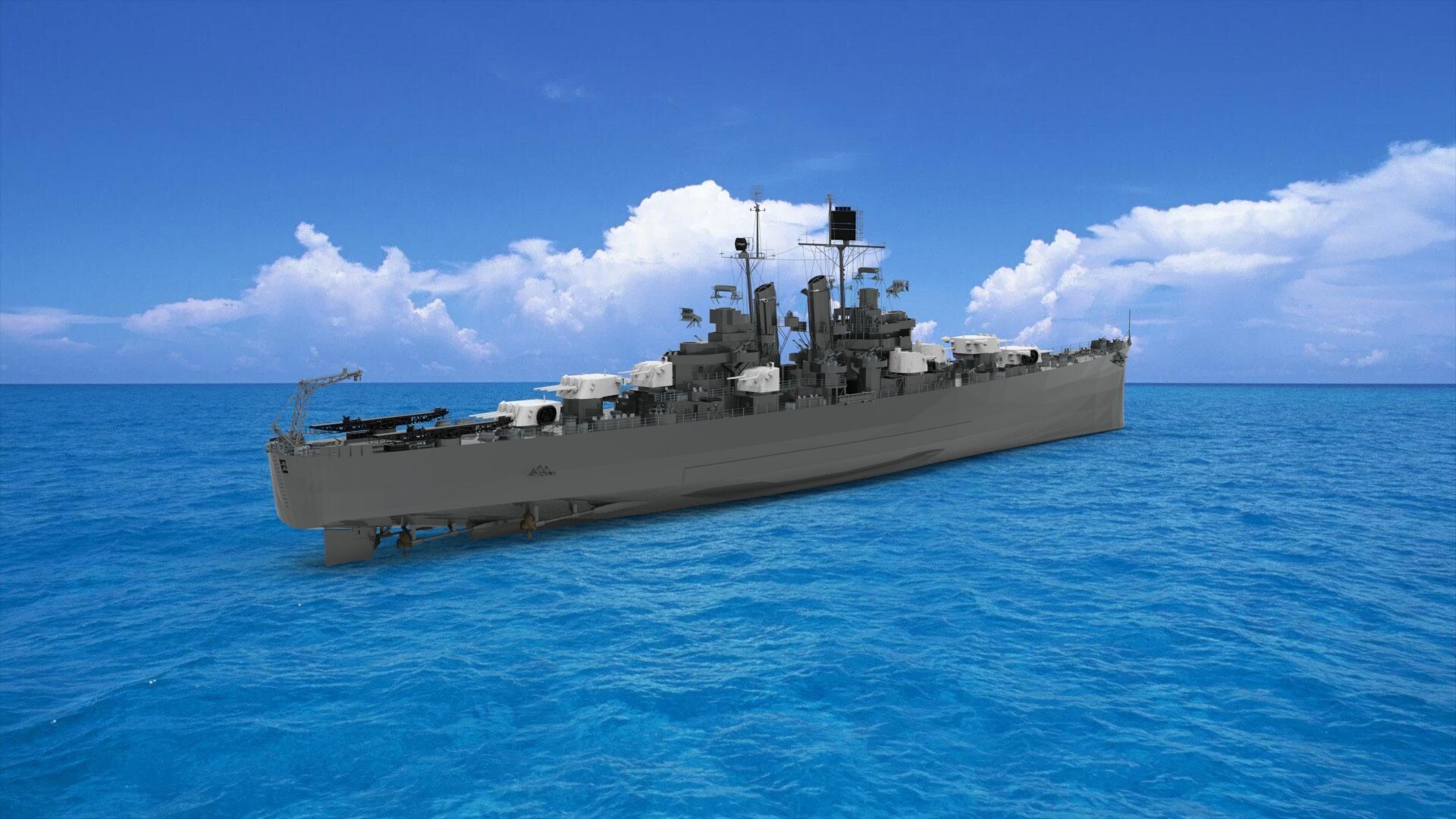 USS Montpelier 3D model_1