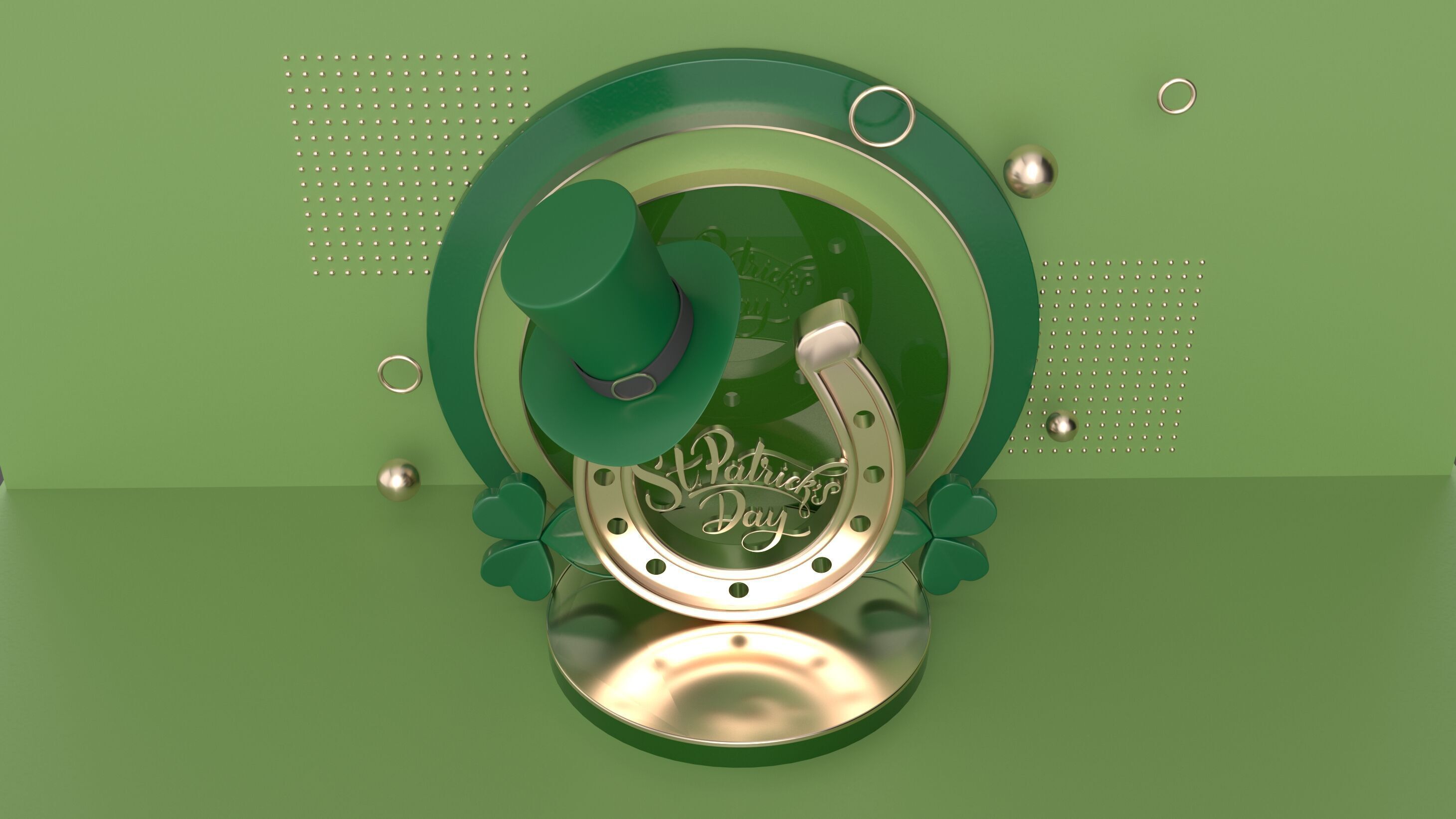 St Patriks day  3D model_4