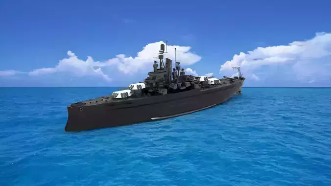 USS Nevada 3D model