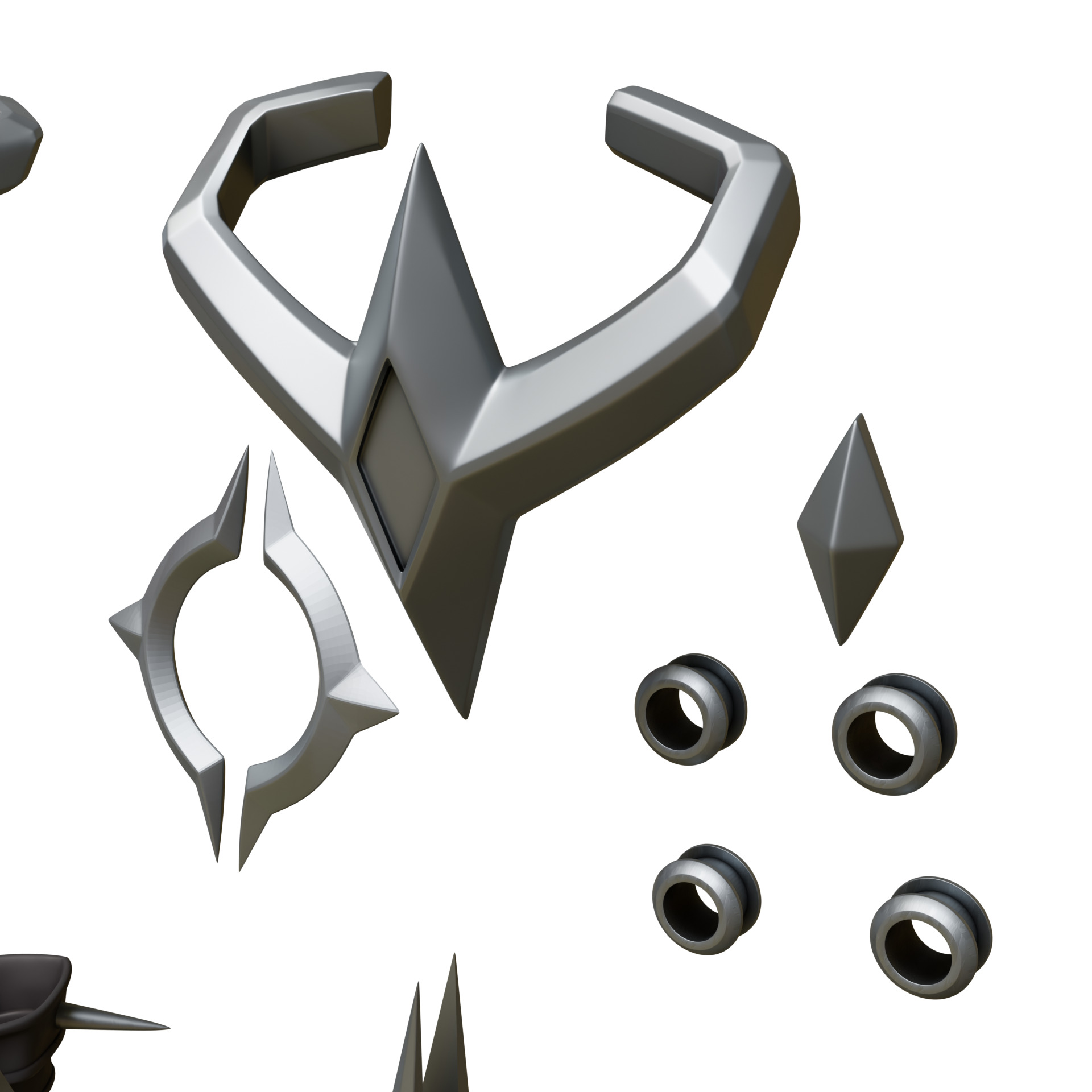 Susan Storm Malice Marvel Rivals cosplay kit 3D print model_7