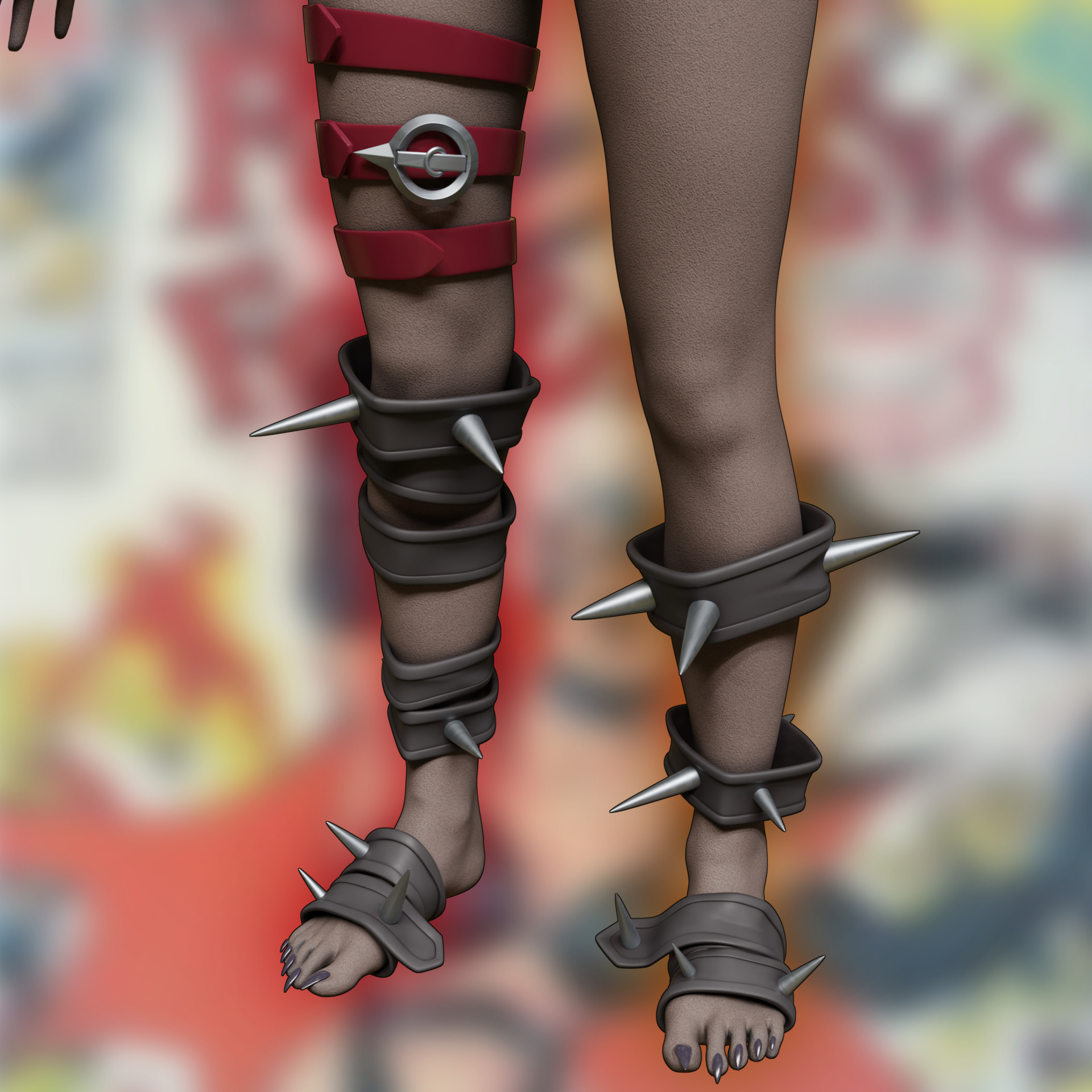 Susan Storm Malice Marvel Rivals cosplay kit 3D print model_12