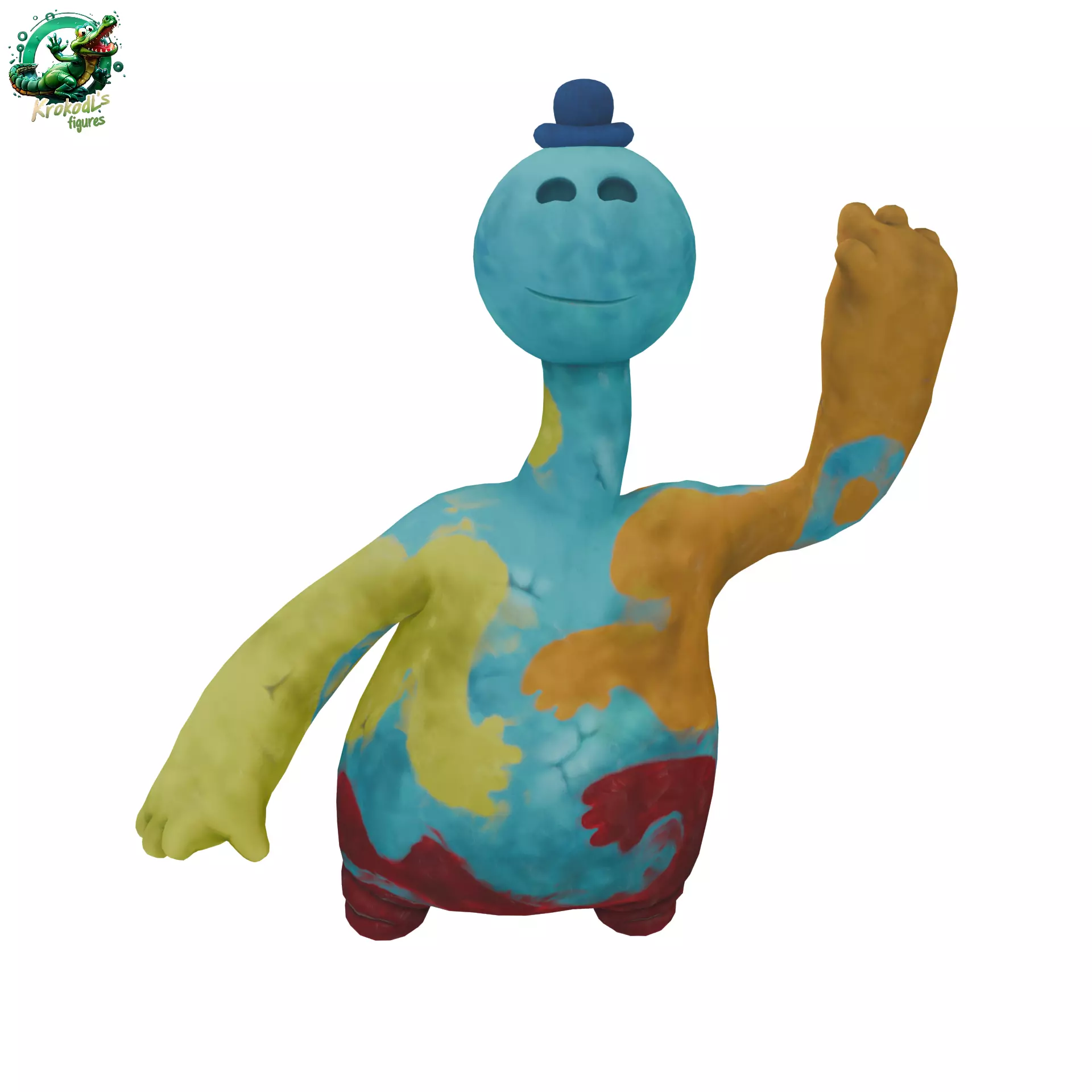 Doey the Doughman 3D print model_0