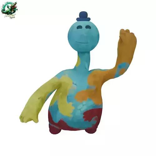 Doey the Doughman 3D print model Doey the Doughman 3D print model
