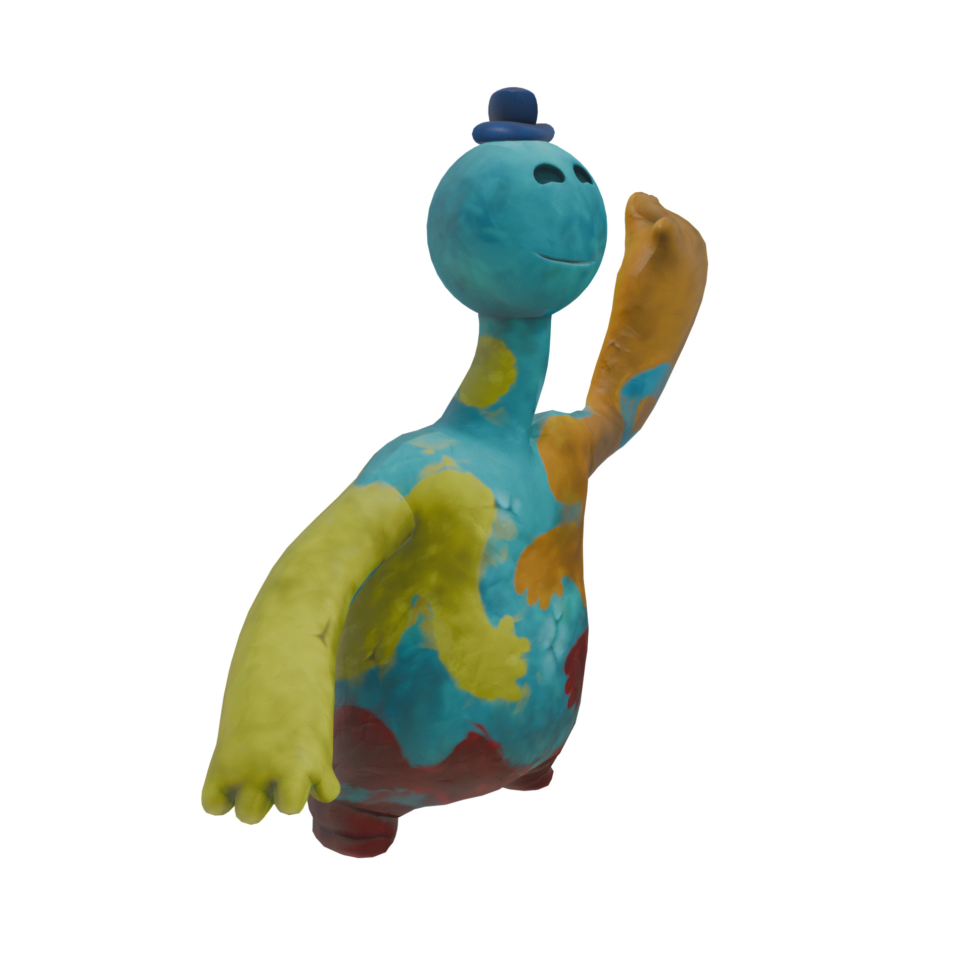 Doey the Doughman 3D print model_2