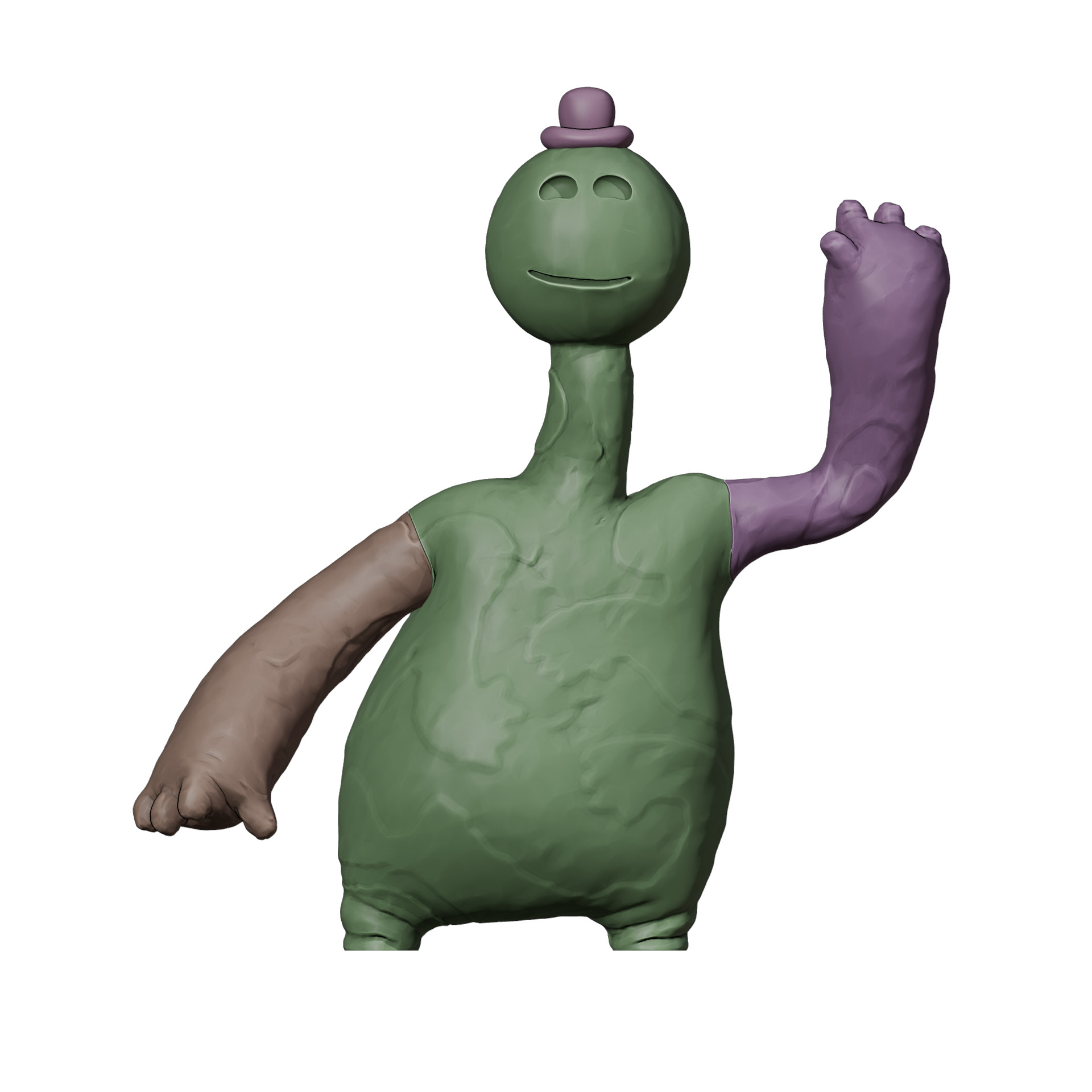 Doey the Doughman 3D print model_6