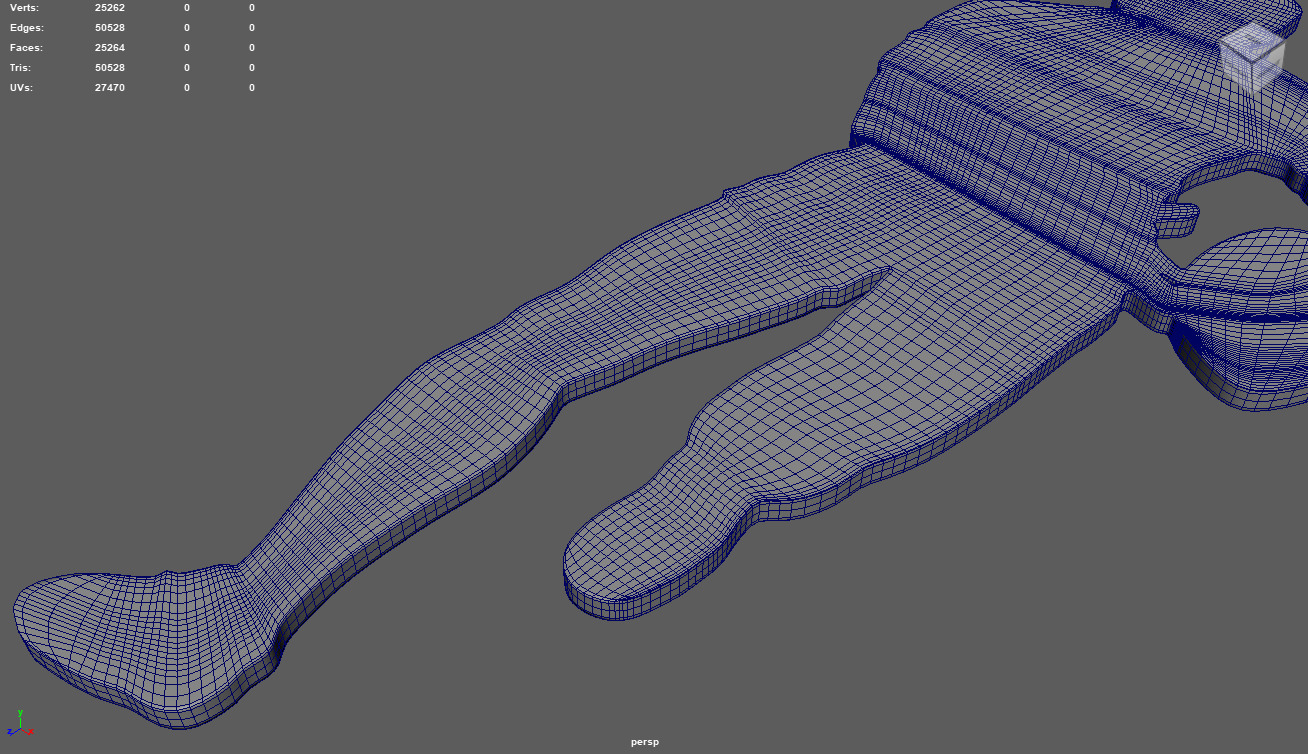 Rugby Key Ring Chain 01 Low-poly 3D model_11