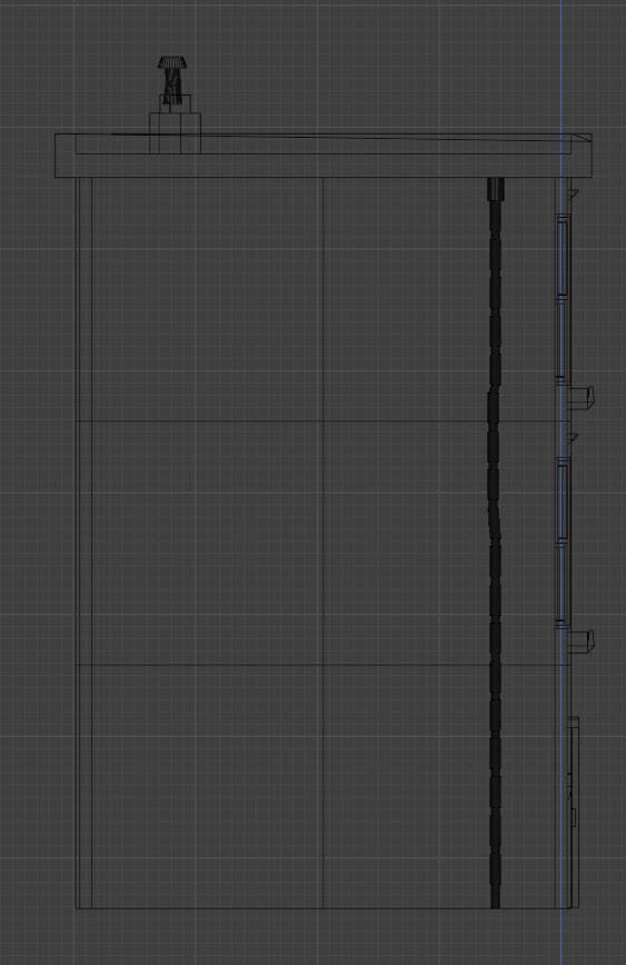 Stylized Low Poly Brick Apartment Compact Urban Building Low-poly 3D model_8