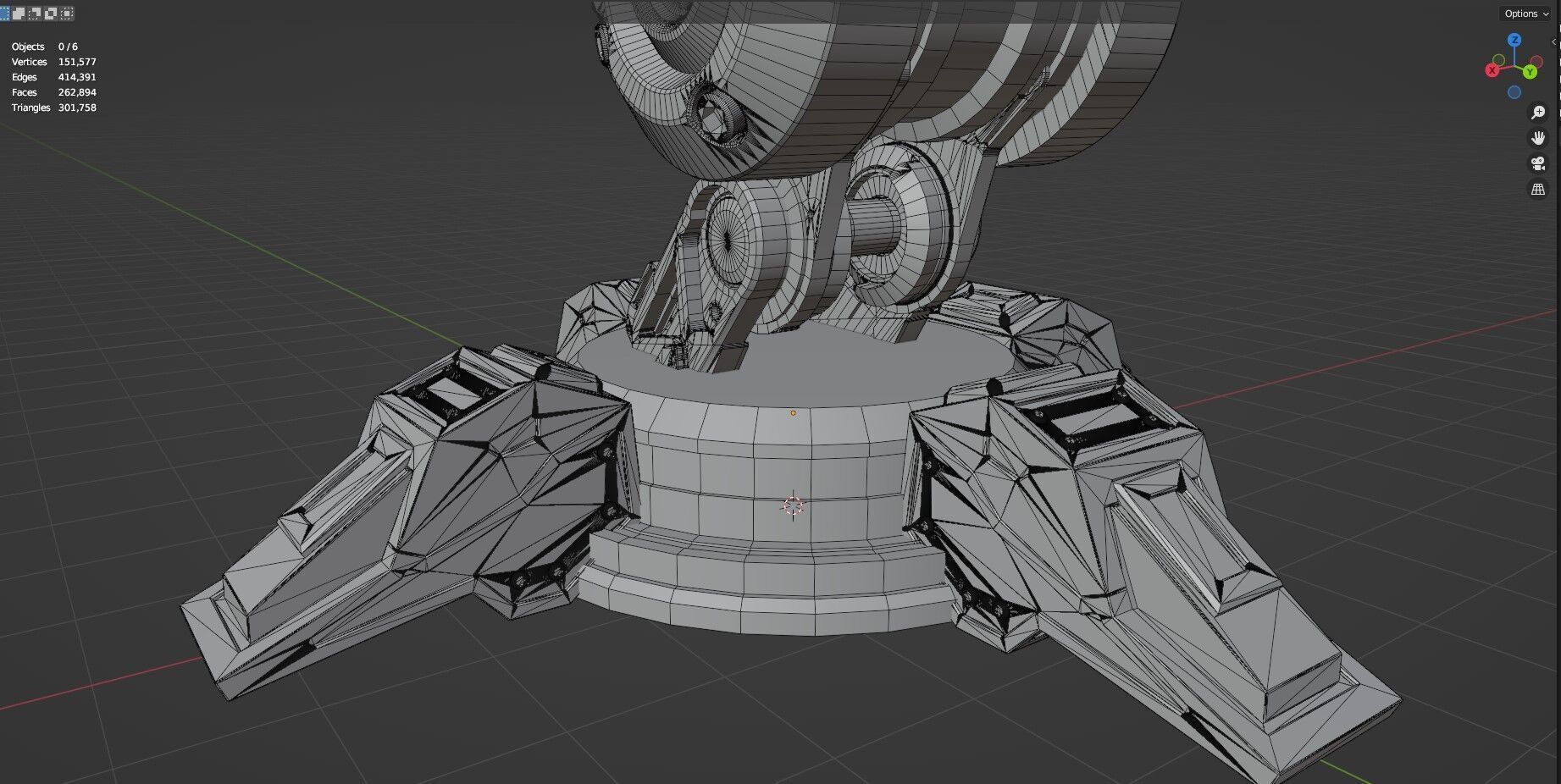 Industrial Robot Arm - 5-Untextured 3D model_12