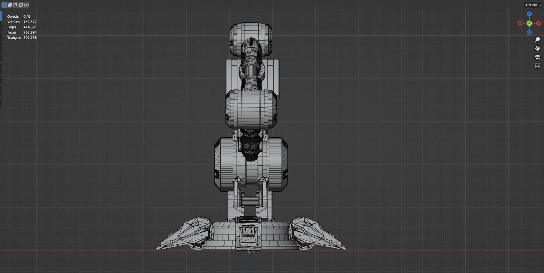 Industrial Robot Arm - 5-Untextured 3D model_18