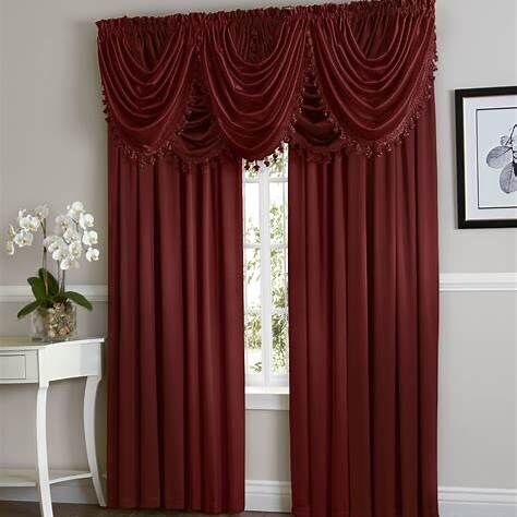 Curtains Low-poly 3D model_3