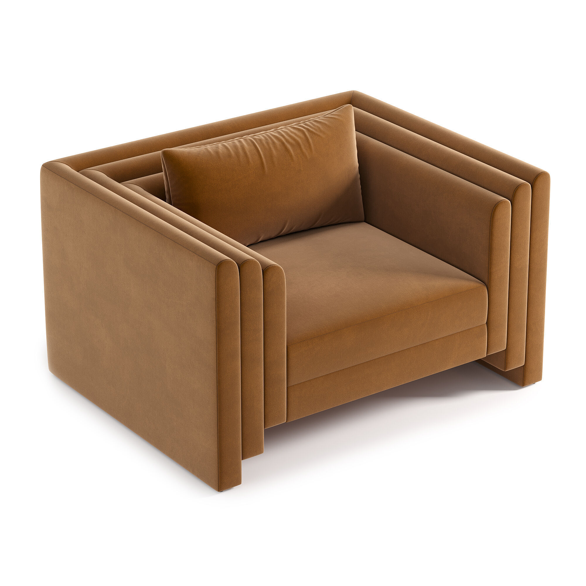 Kira Armchair 3D model_4