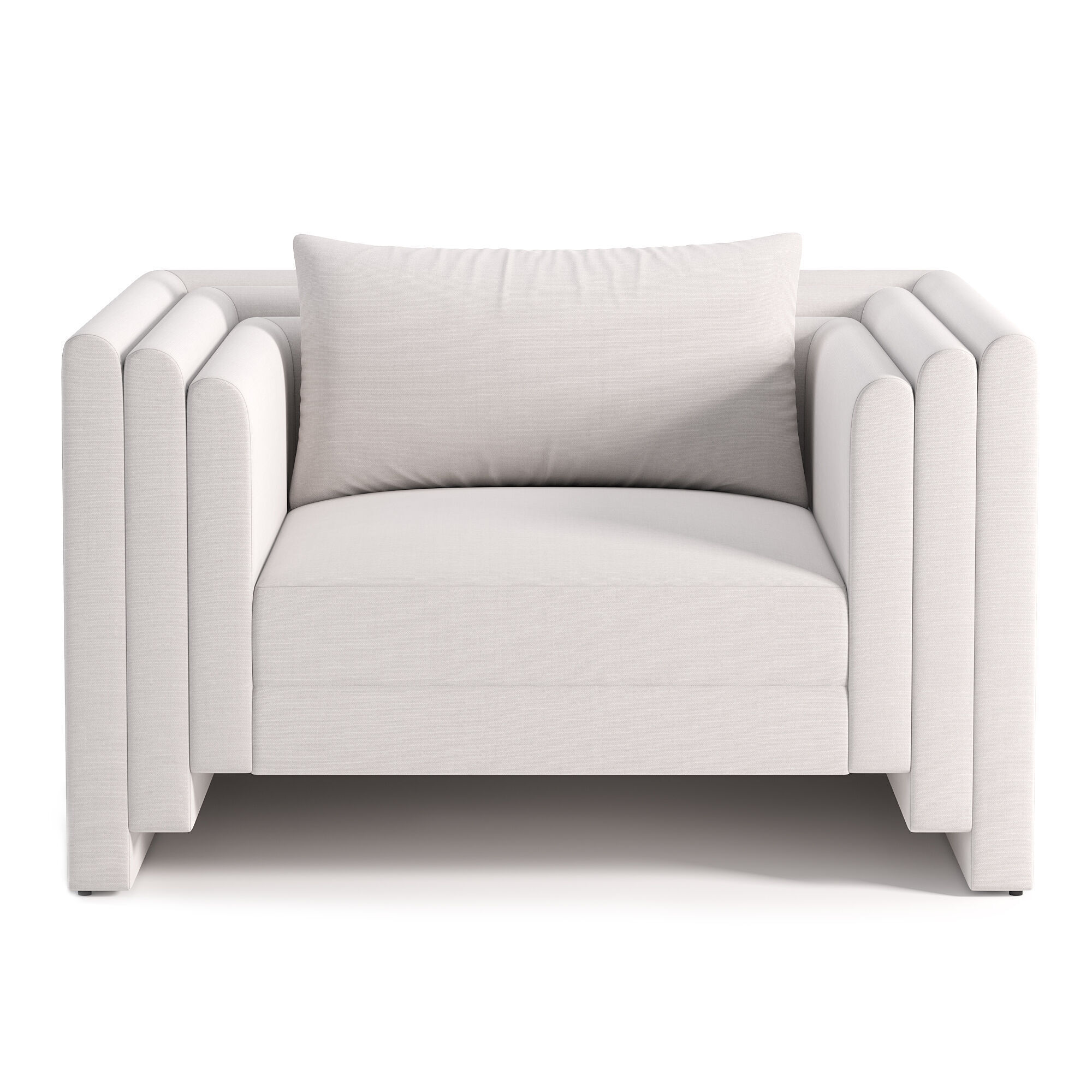 Kira Armchair 3D model_3