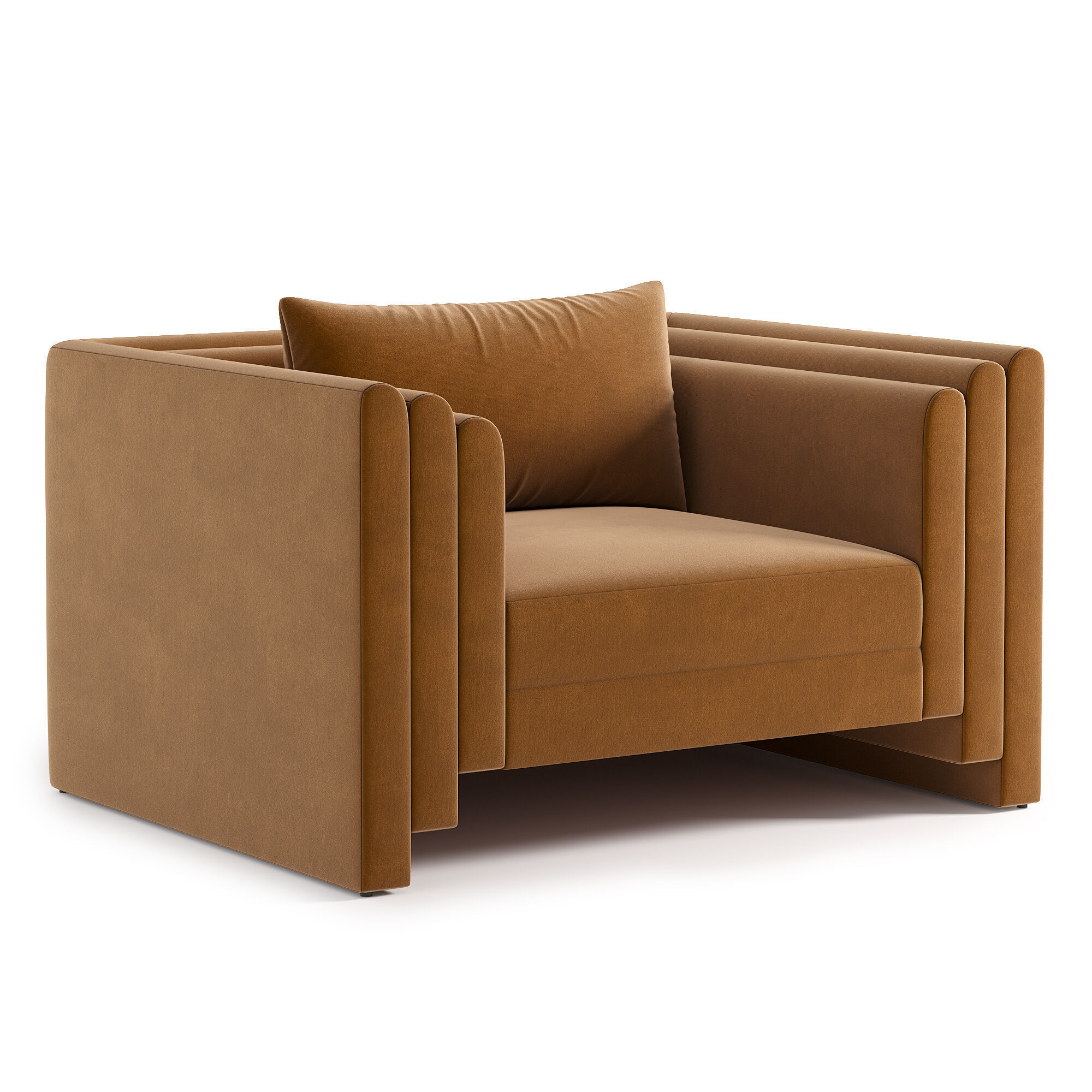 Kira Armchair 3D model_2