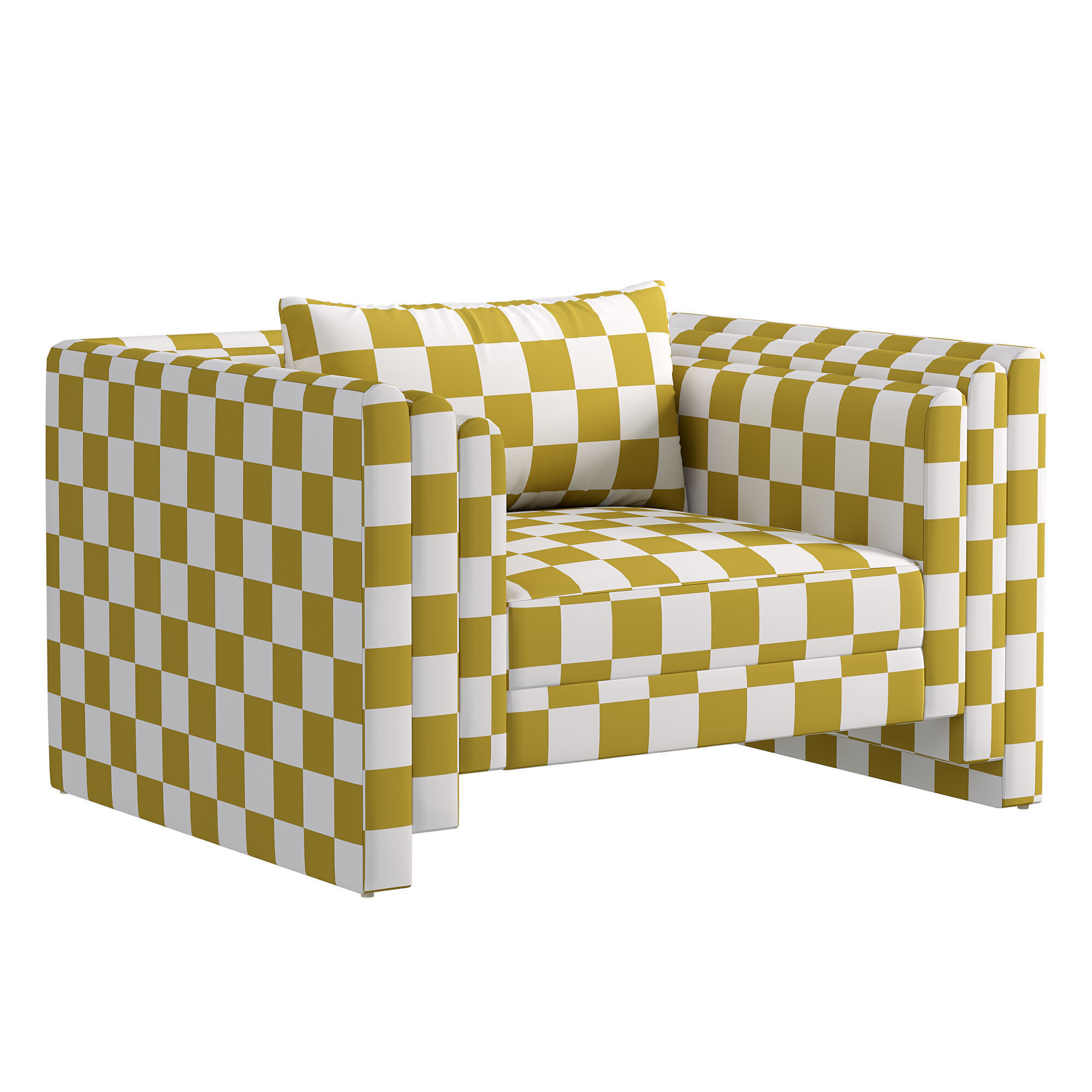 Kira Armchair 3D model_6