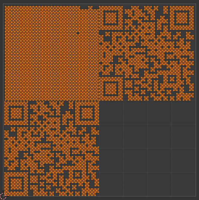 Simple QR Code Model Low-poly 3D model_4