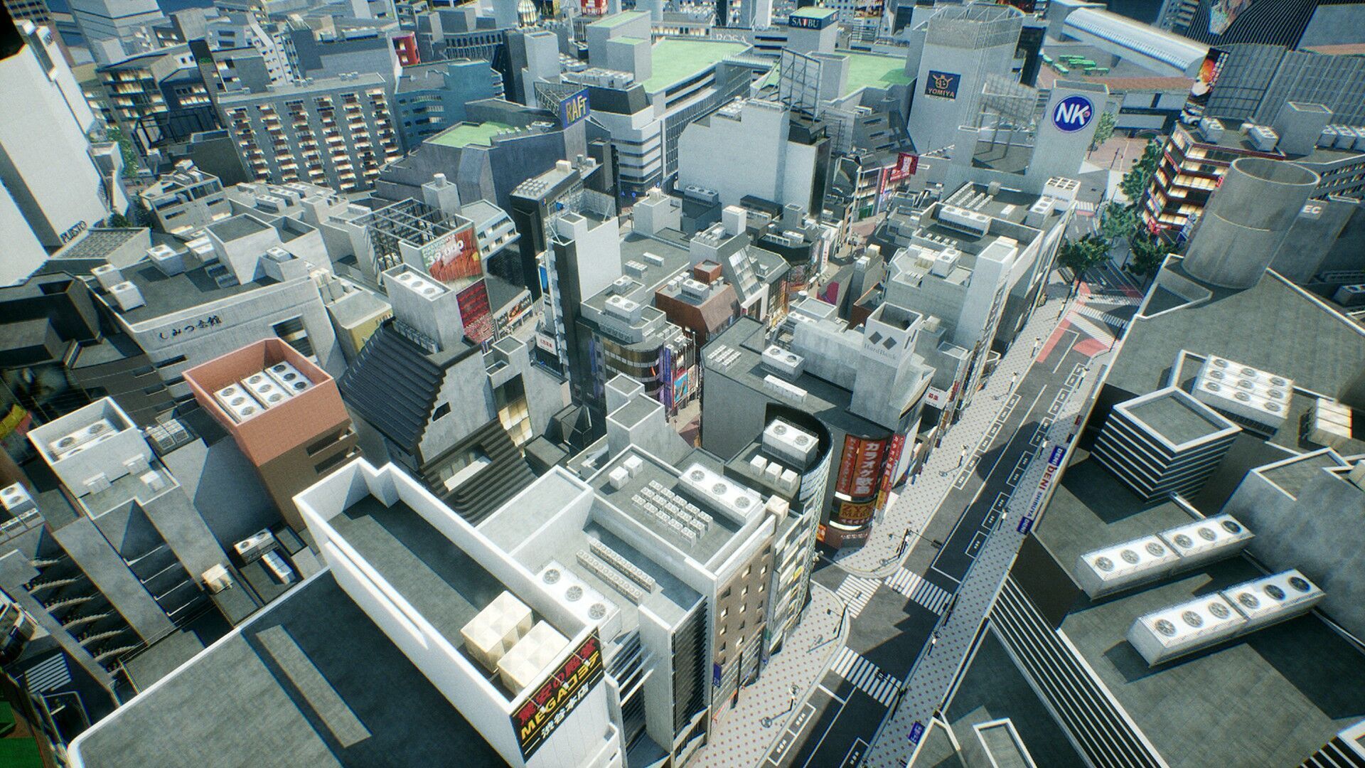 Shibuya - Crossing and surrounding areas Low-poly 3D model_21