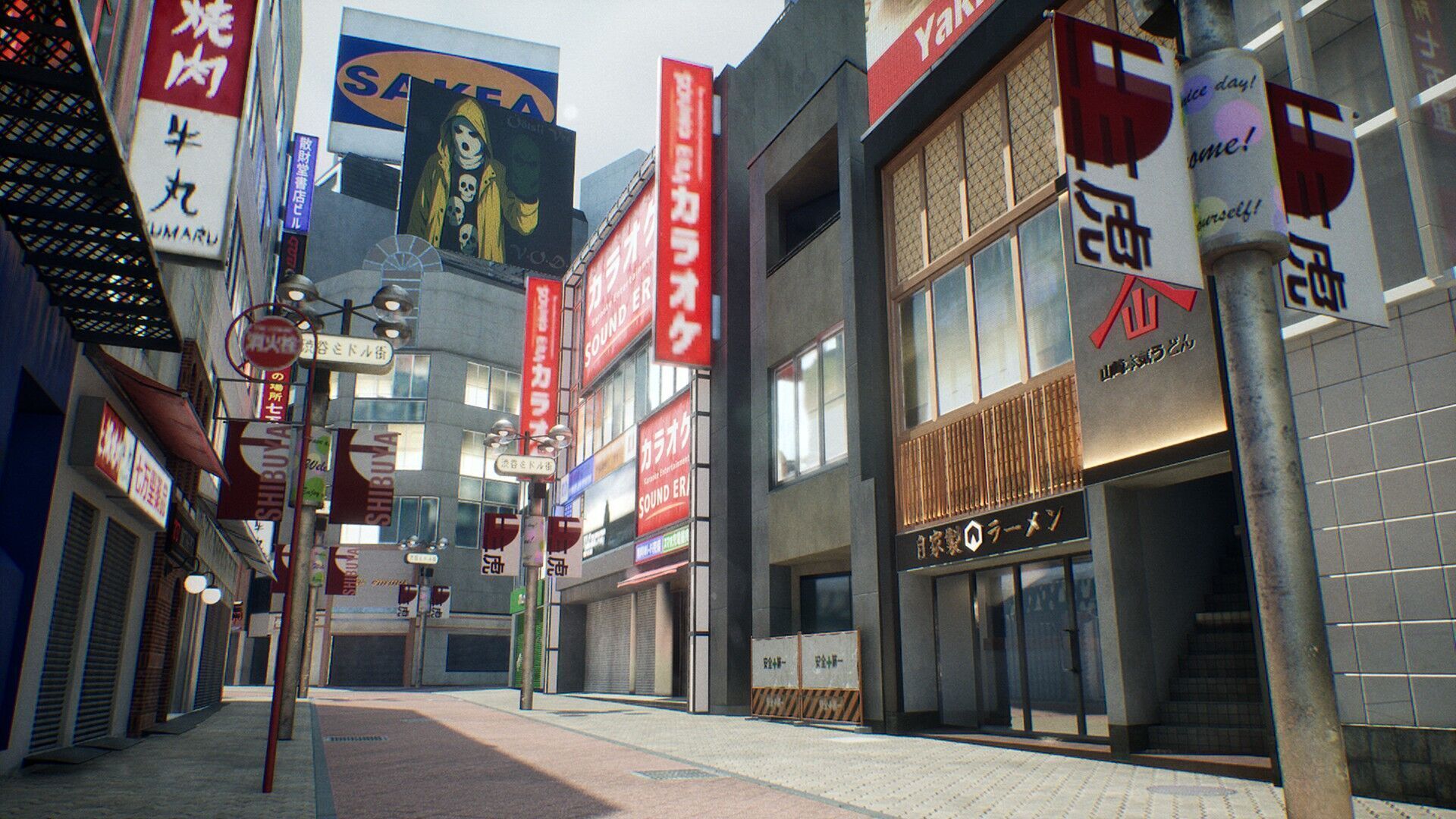 Shibuya - Crossing and surrounding areas Low-poly 3D model_10