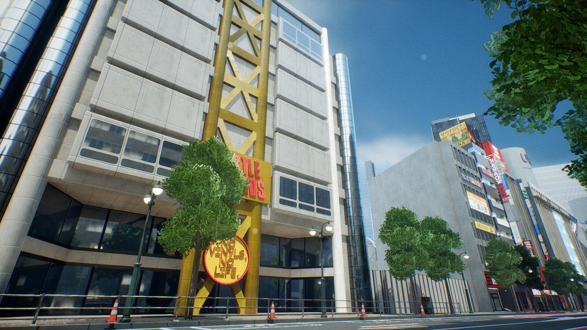 Shibuya - Crossing and surrounding areas Low-poly 3D model_6