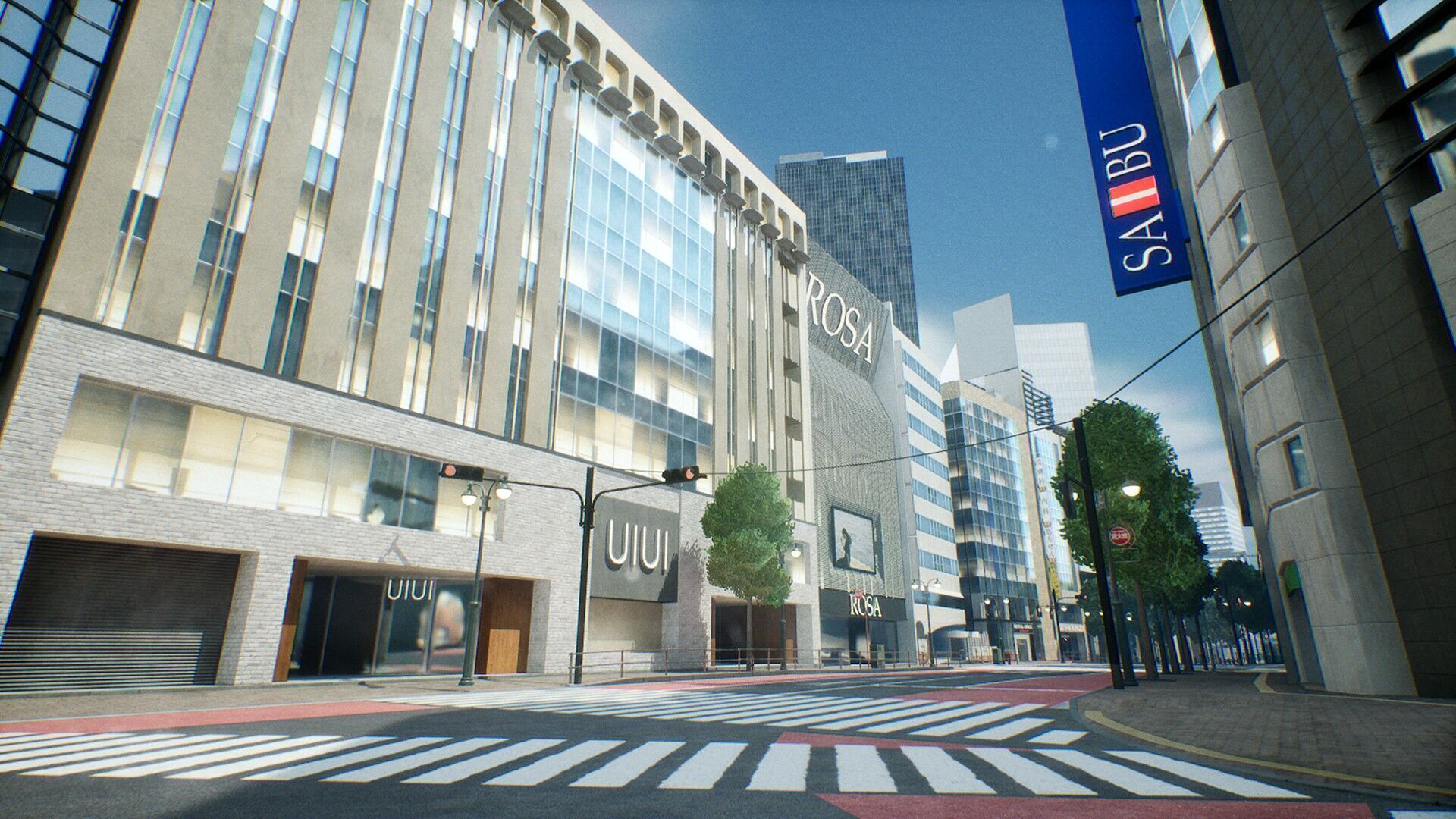 Shibuya - Crossing and surrounding areas Low-poly 3D model_16