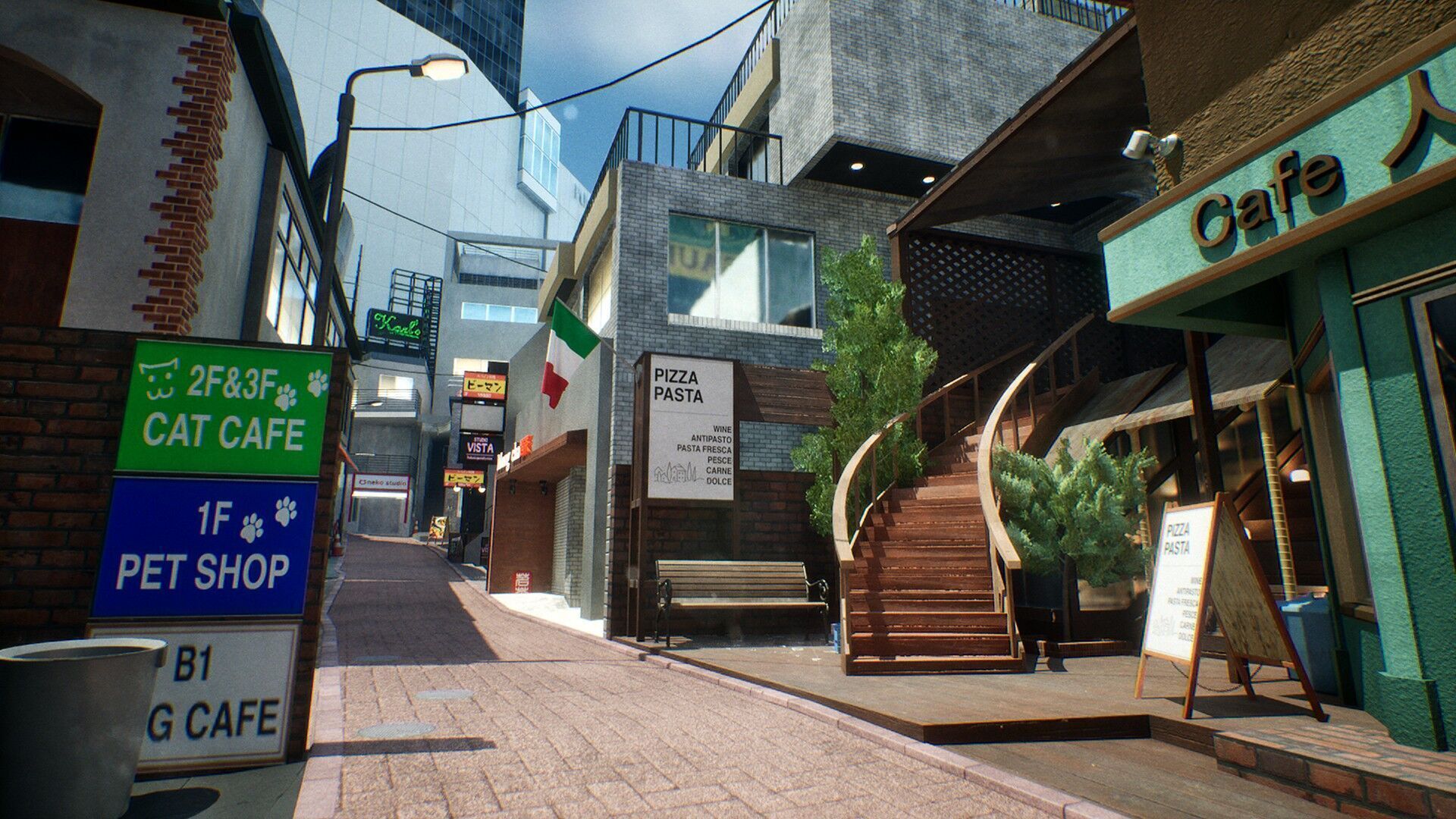 Shibuya - Crossing and surrounding areas Low-poly 3D model_12