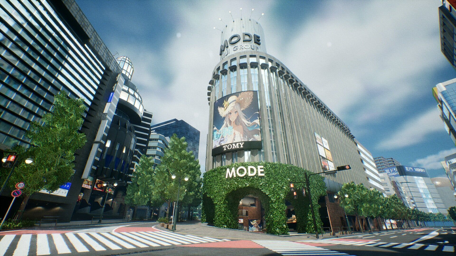 Shibuya - Crossing and surrounding areas Low-poly 3D model_5