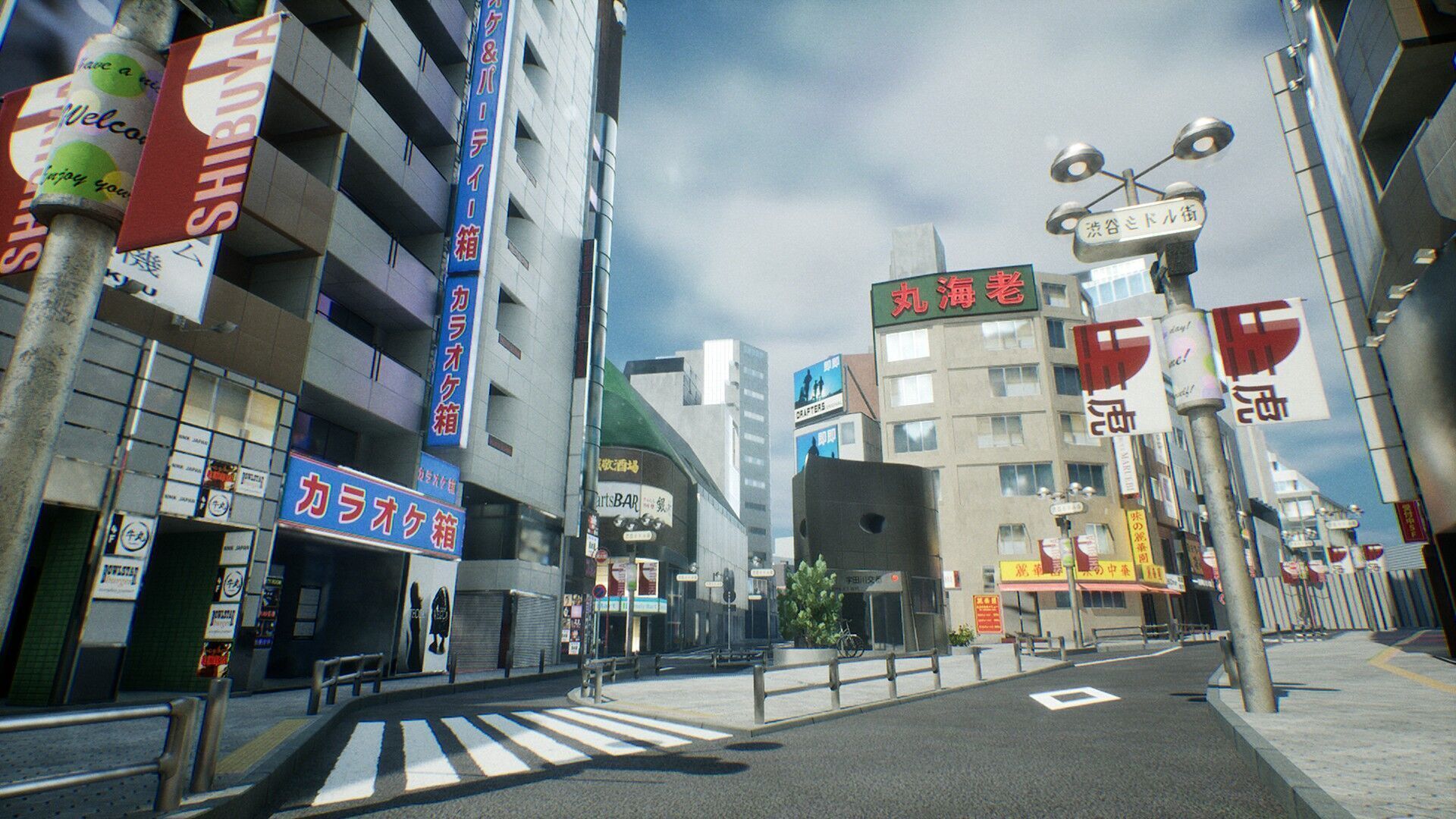 Shibuya - Crossing and surrounding areas Low-poly 3D model_19