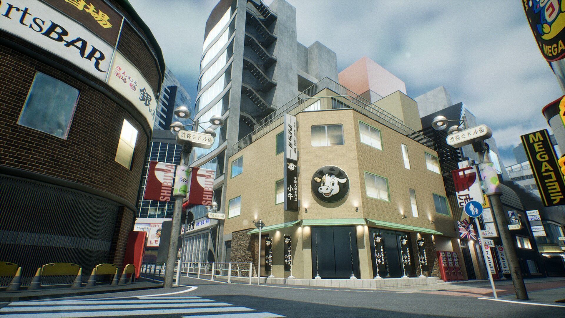 Shibuya - Crossing and surrounding areas Low-poly 3D model_15