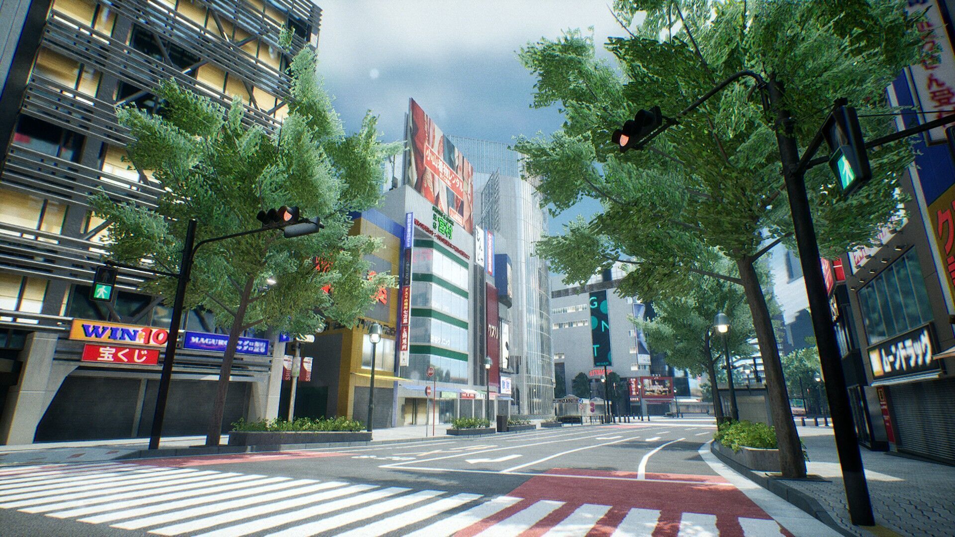 Shibuya - Crossing and surrounding areas Low-poly 3D model_9