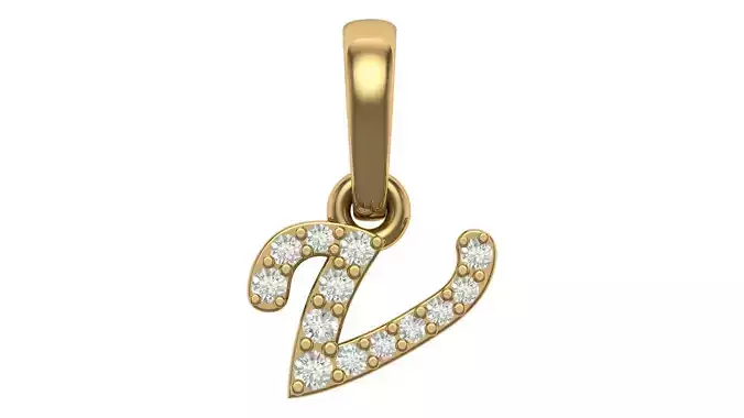 Alphabet Latter hiphop Pendent 