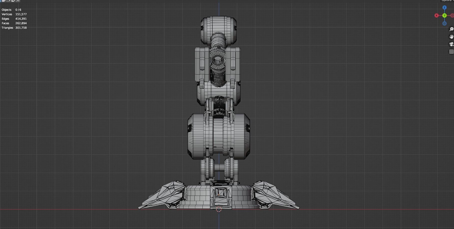 Industrial Robot Arm - 5-Textured 3D model_41