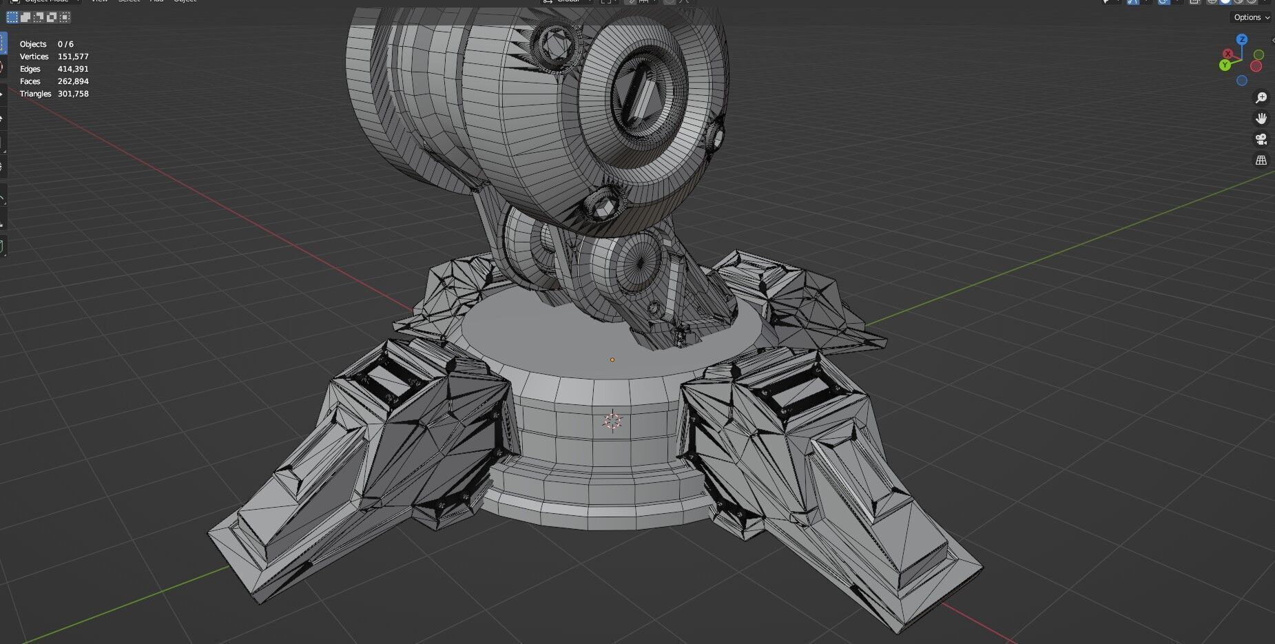 Industrial Robot Arm - 5-Textured 3D model_44