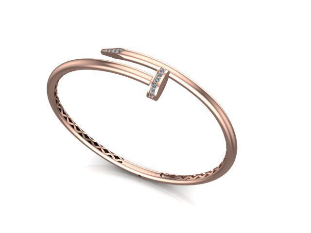 Car clue bracelet setting fusion 3D print model_2