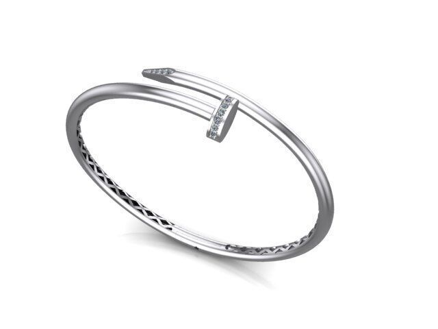 Car clue bracelet setting fusion 3D print model_1