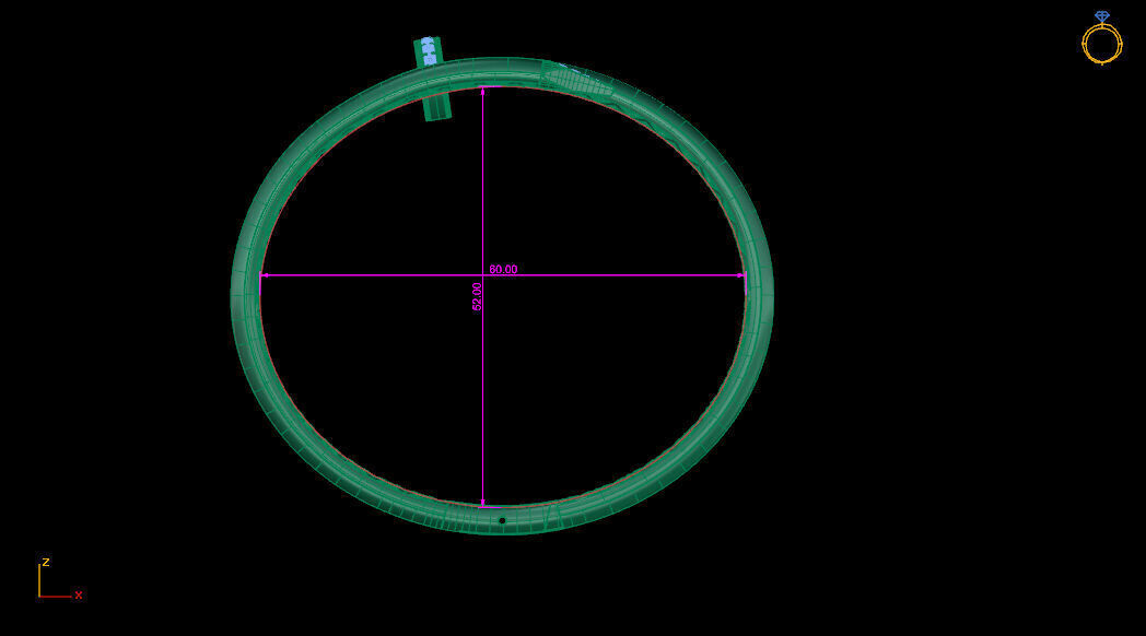 Car clue bracelet setting fusion 3D print model_3