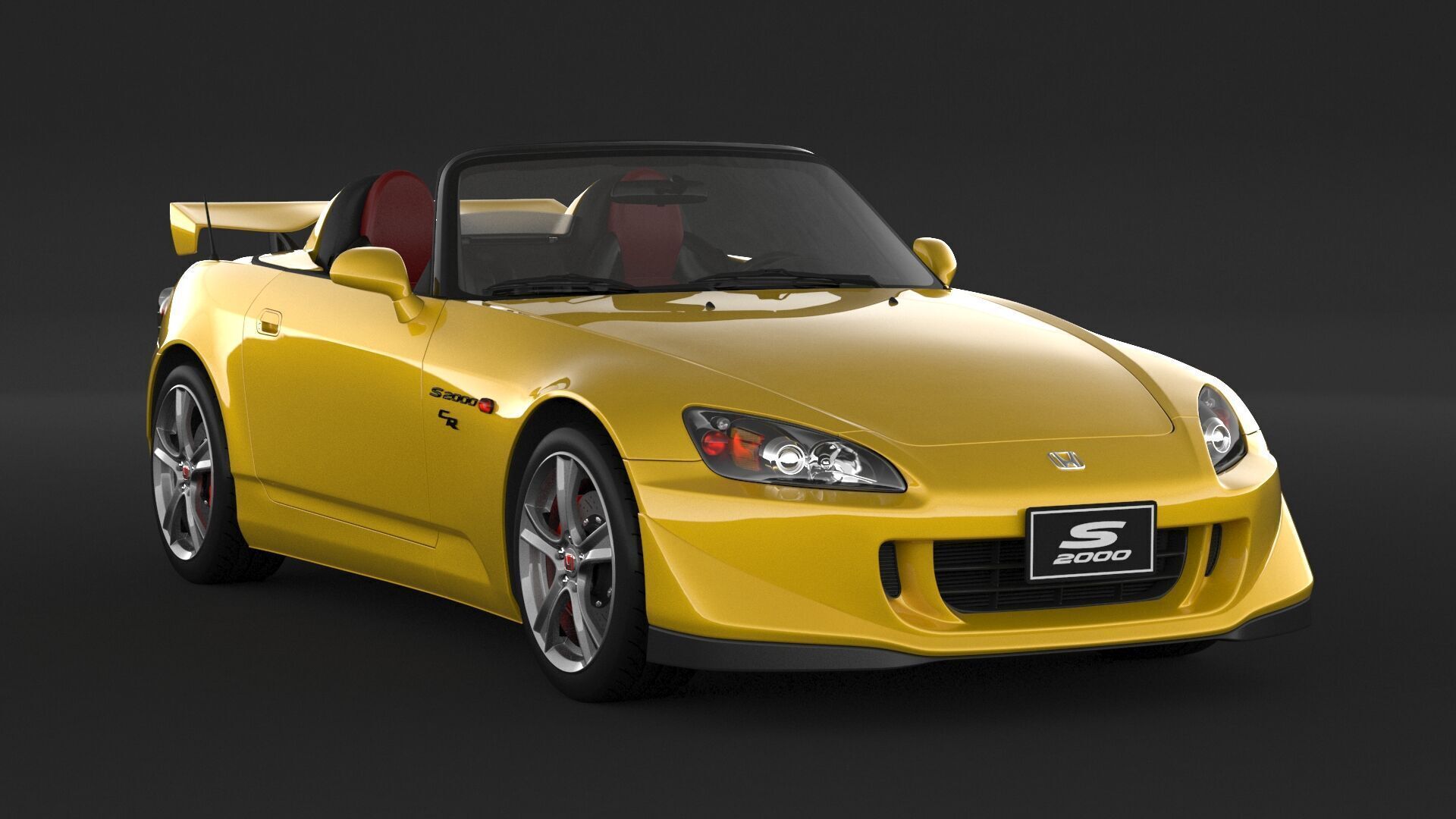 Honda S2000 ap2 CR 3D model_2