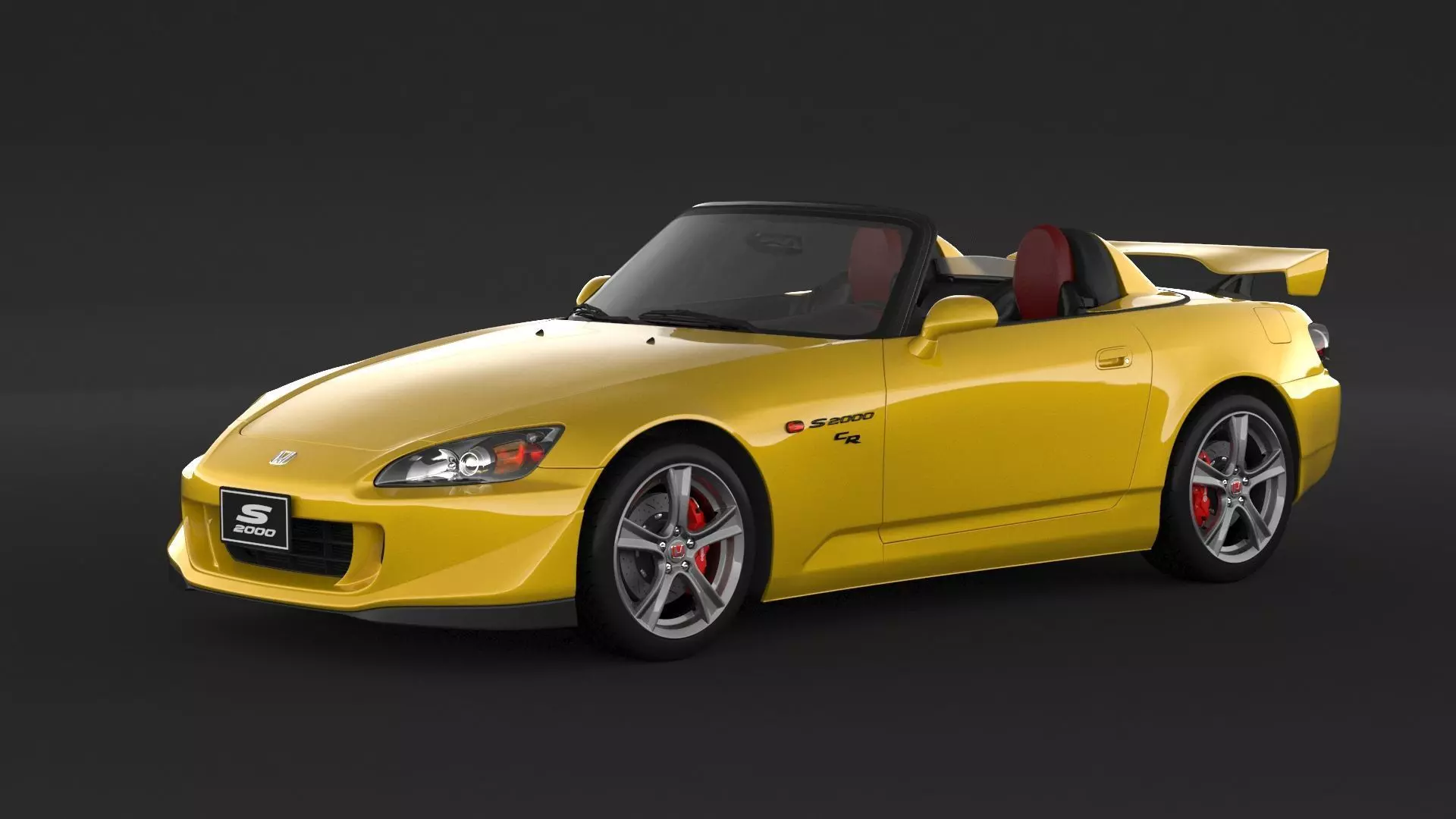 Honda S2000 ap2 CR 3D model_0