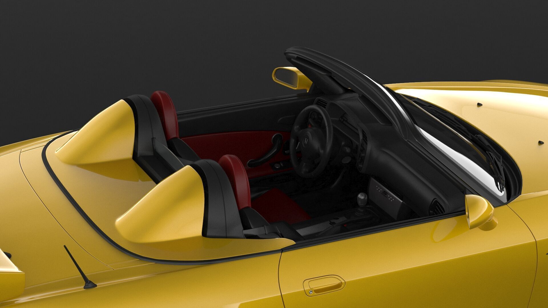 Honda S2000 ap2 CR 3D model_9