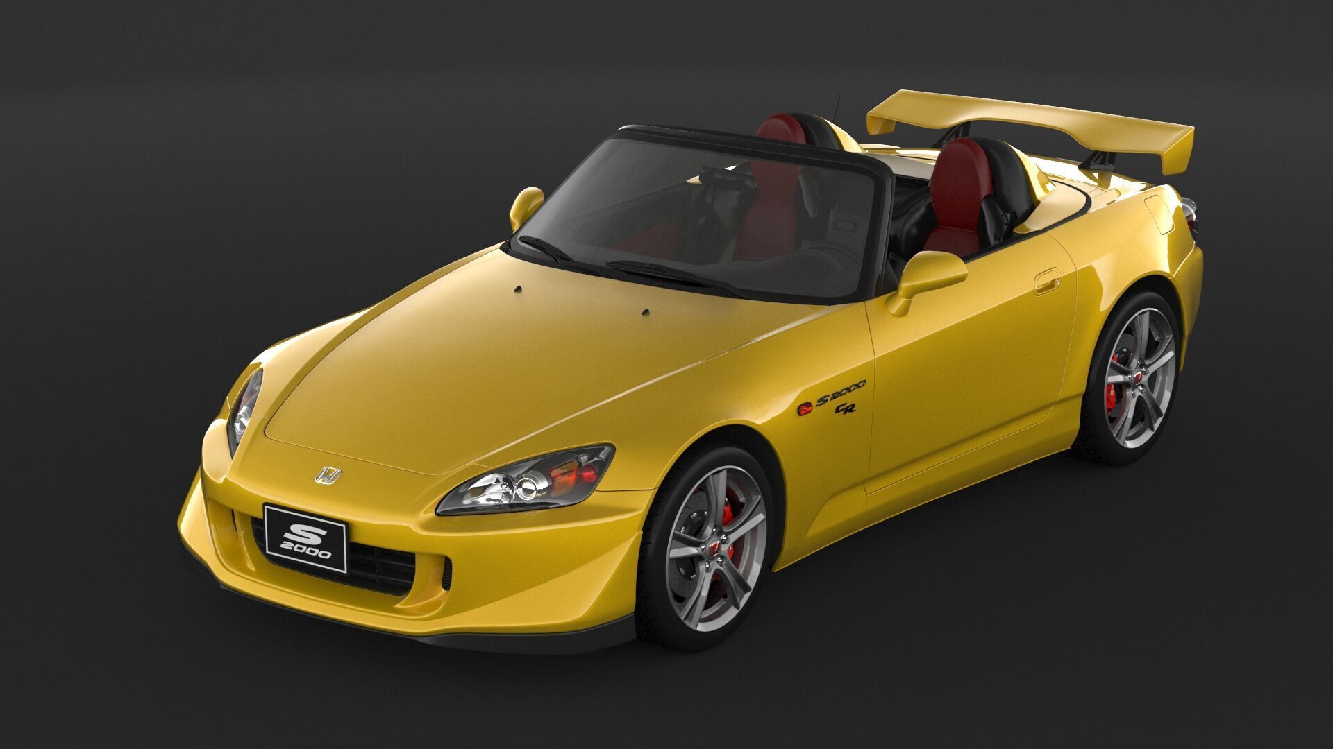 Honda S2000 ap2 CR 3D model_7