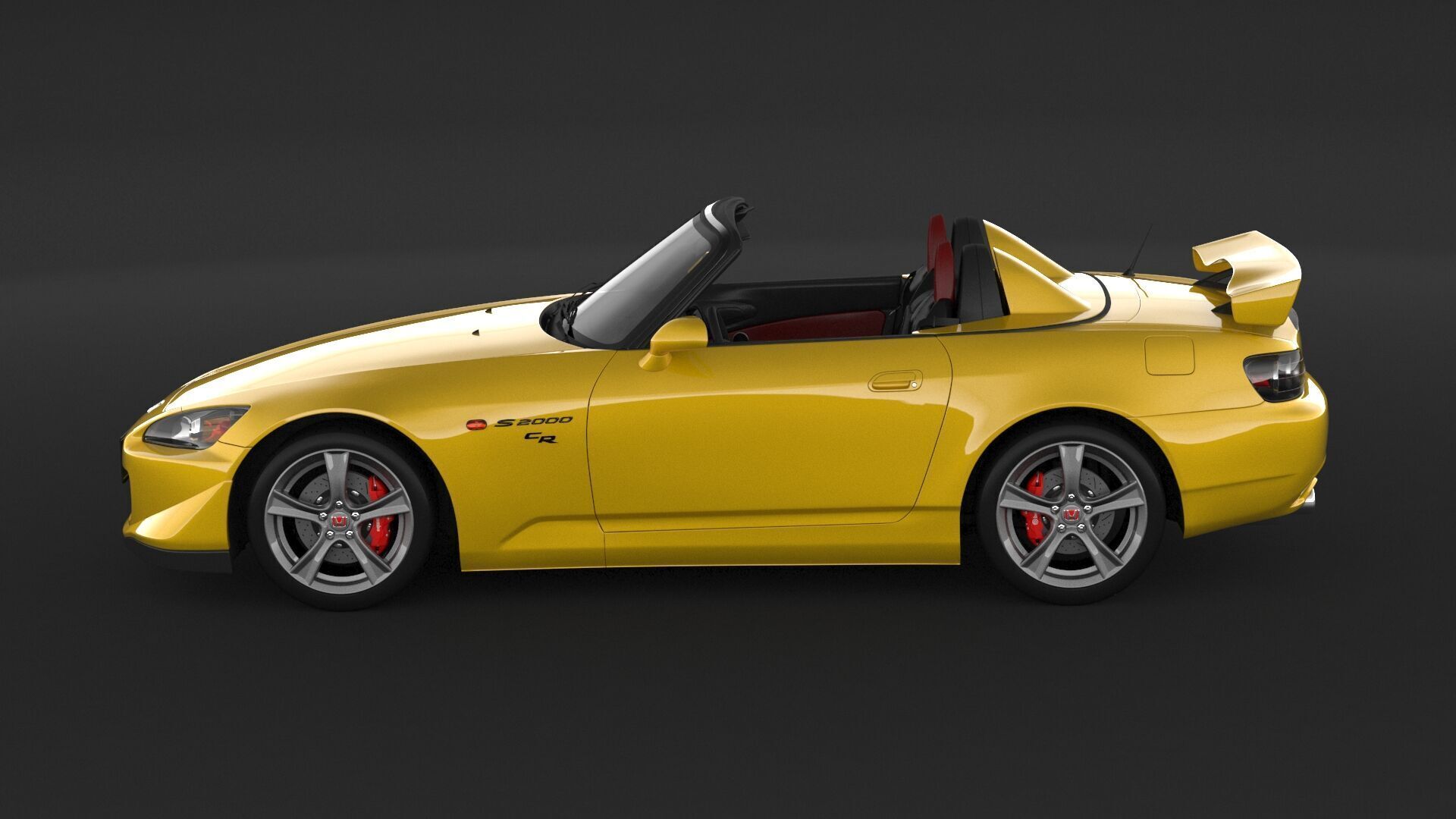 Honda S2000 ap2 CR 3D model_4