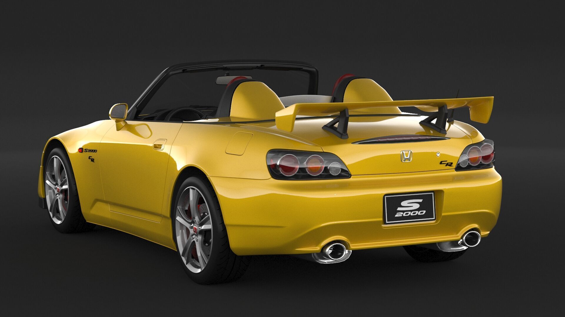 Honda S2000 ap2 CR 3D model_3