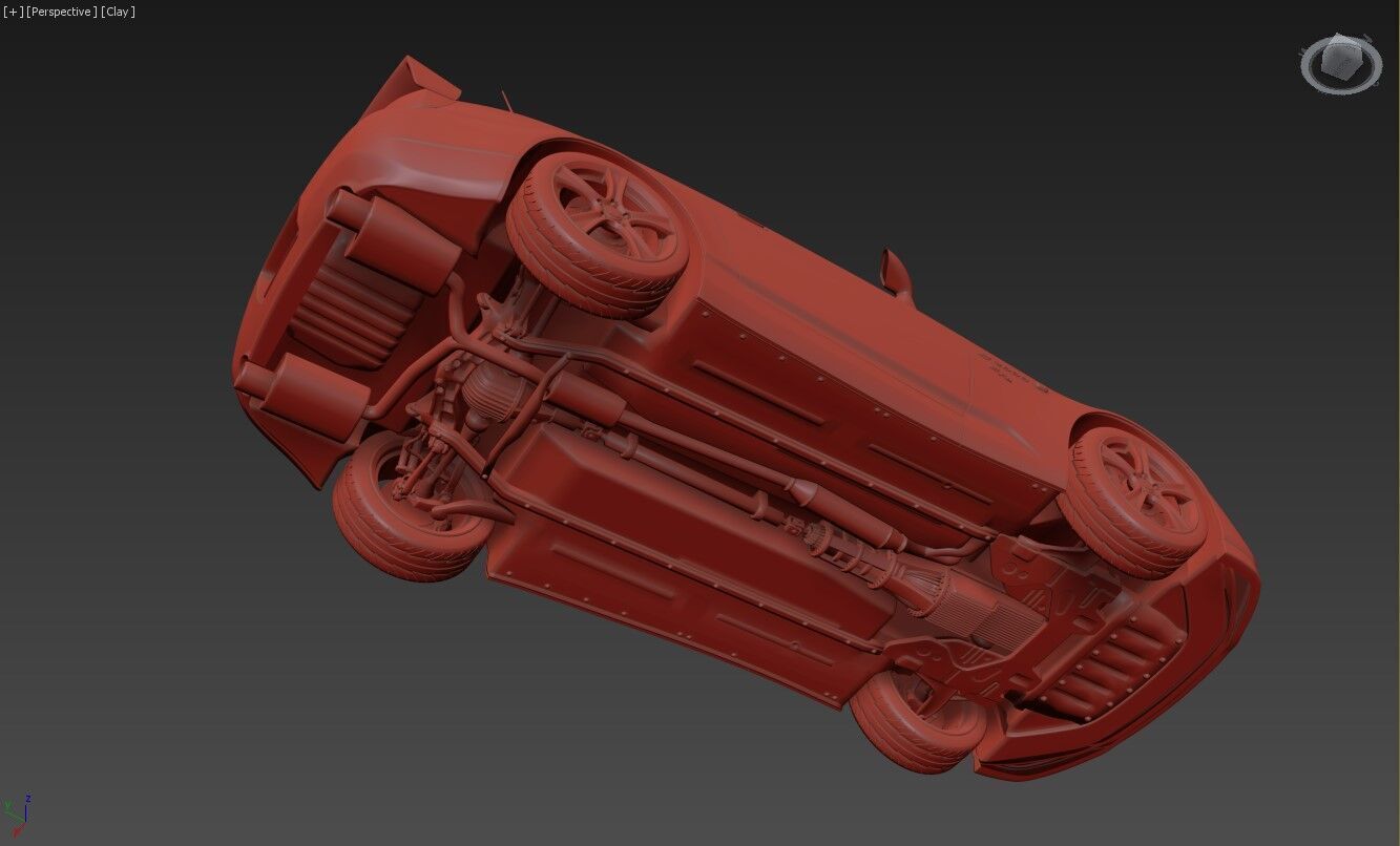 Honda S2000 ap2 CR 3D model_18