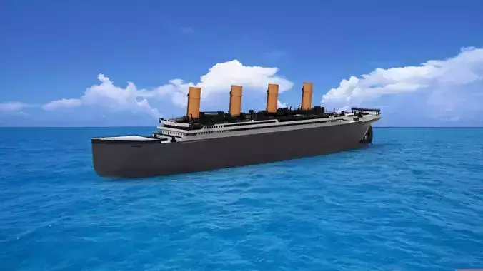 titanic 3D model