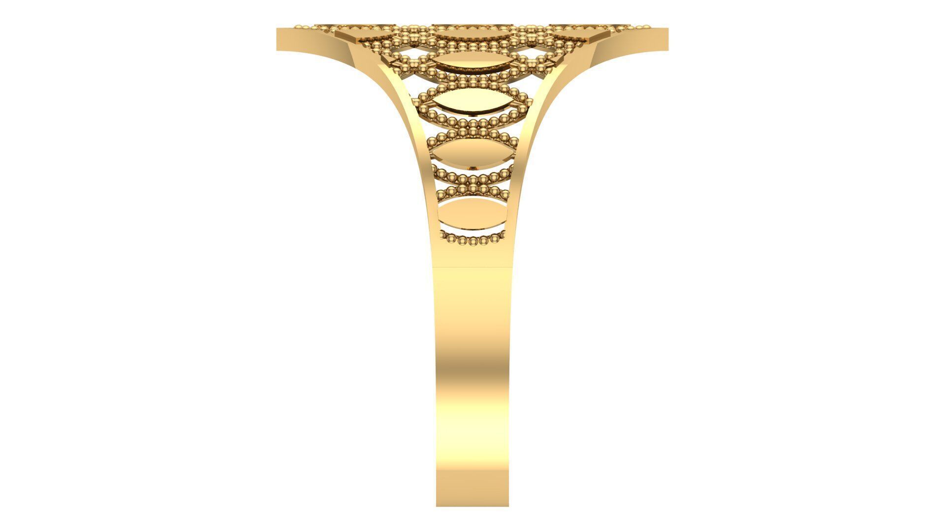 turkey ring 3D print model_8