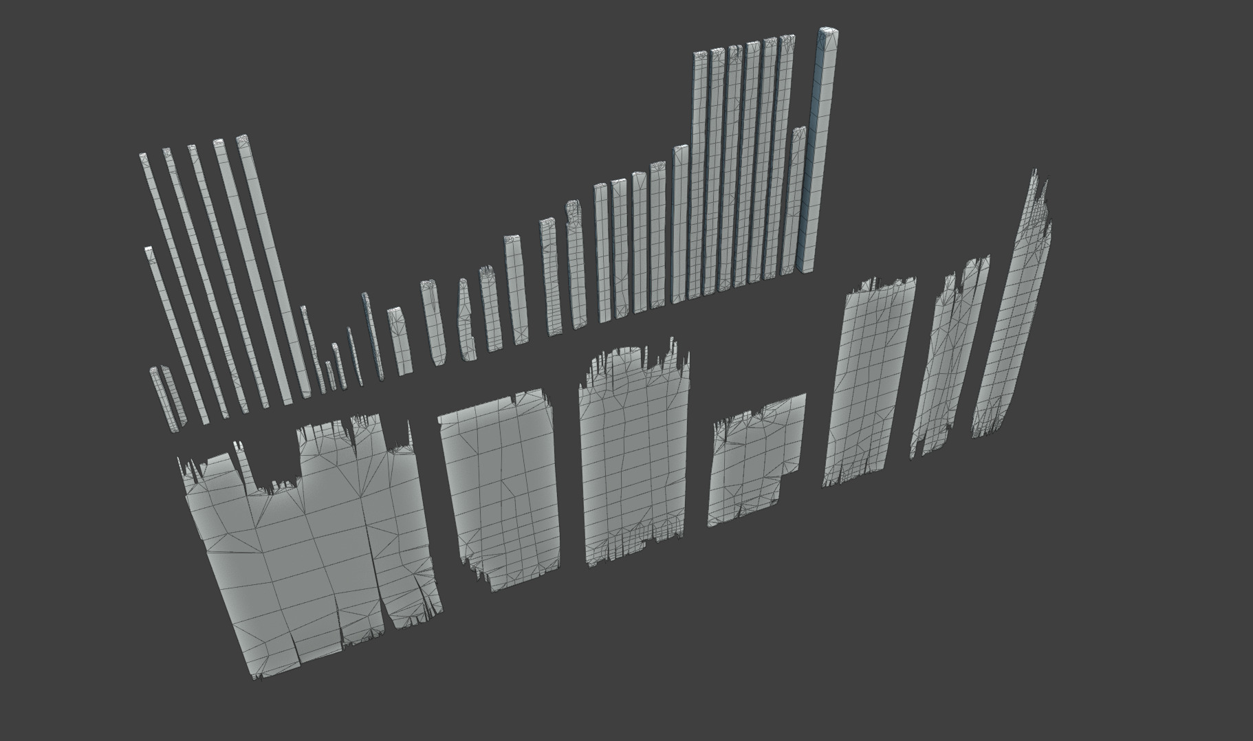 Big Slums pack Low-poly 3D model_16