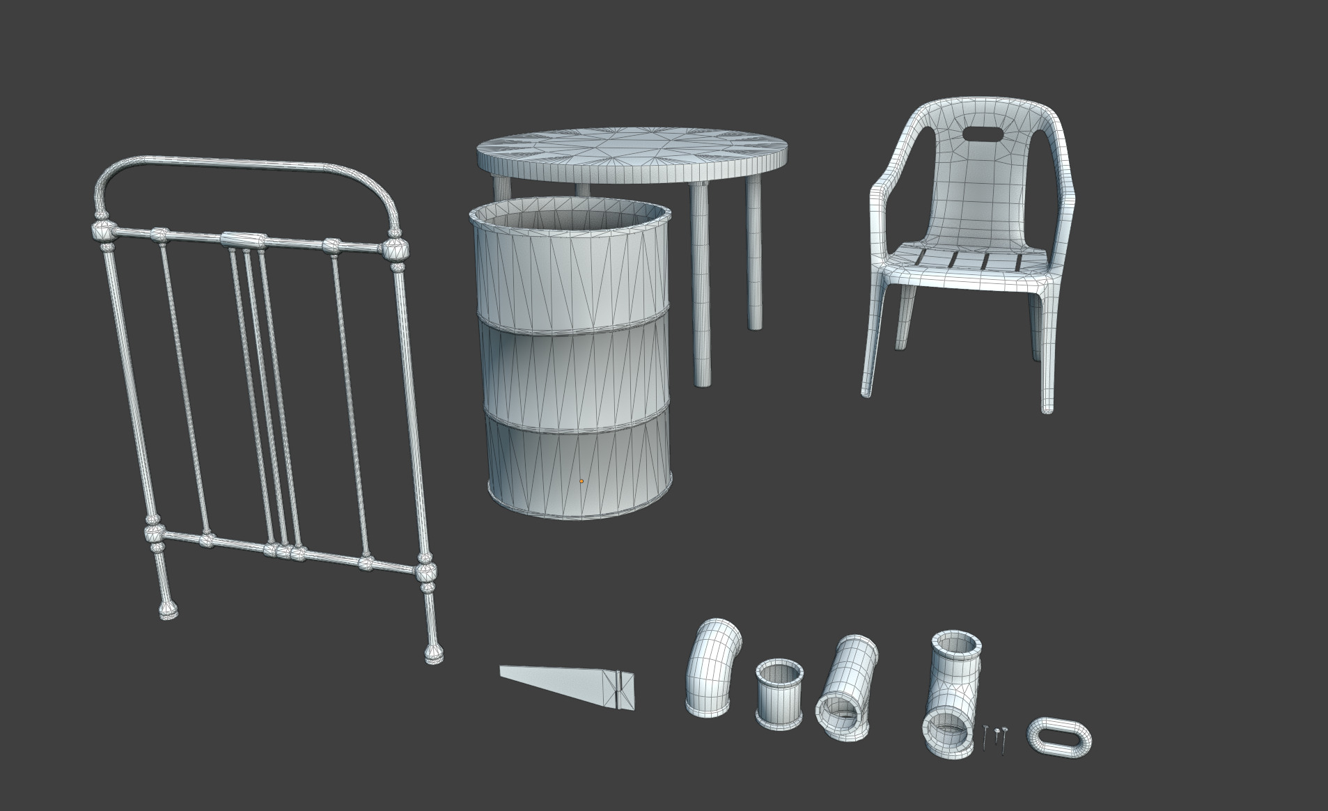 Big Slums pack Low-poly 3D model_14